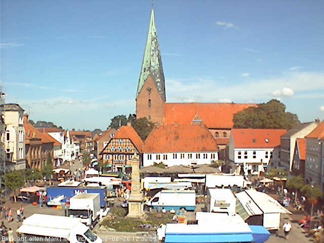 Archiv Foto Webcam Eutin St. Michaelis