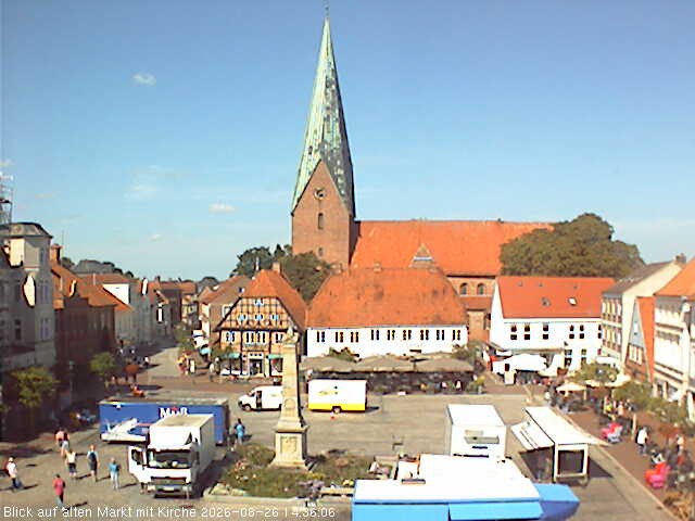 Archiv Foto Webcam Eutin St. Michaelis