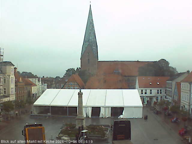 Archiv Foto Webcam Eutin St. Michaelis