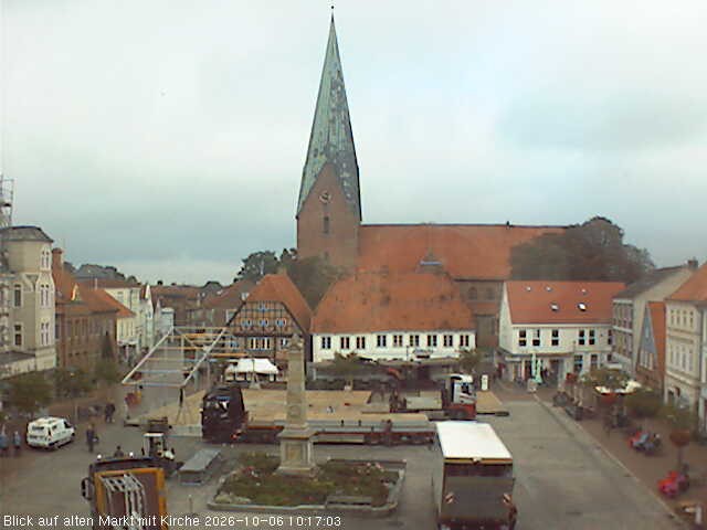Archiv Foto Webcam Eutin St. Michaelis