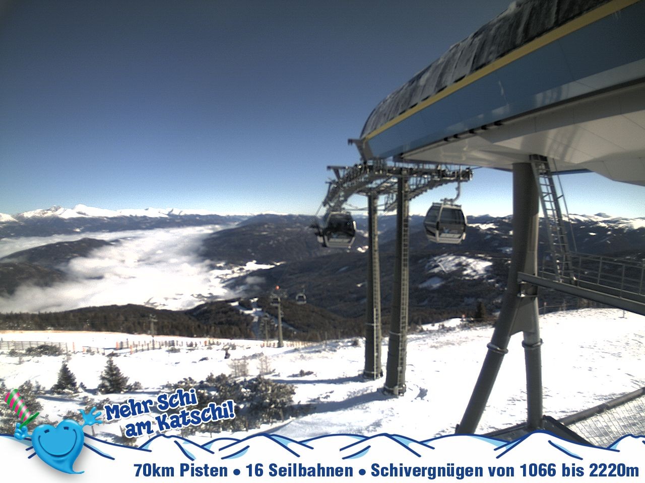Archiv Foto Webcam Silverjet am Katschberg/Aineck