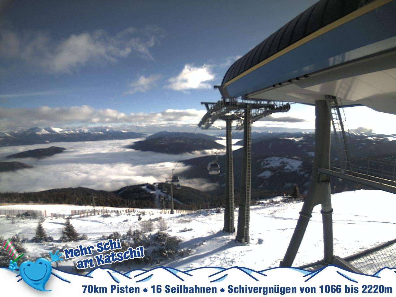 Archiv Foto Webcam Silverjet am Katschberg/Aineck