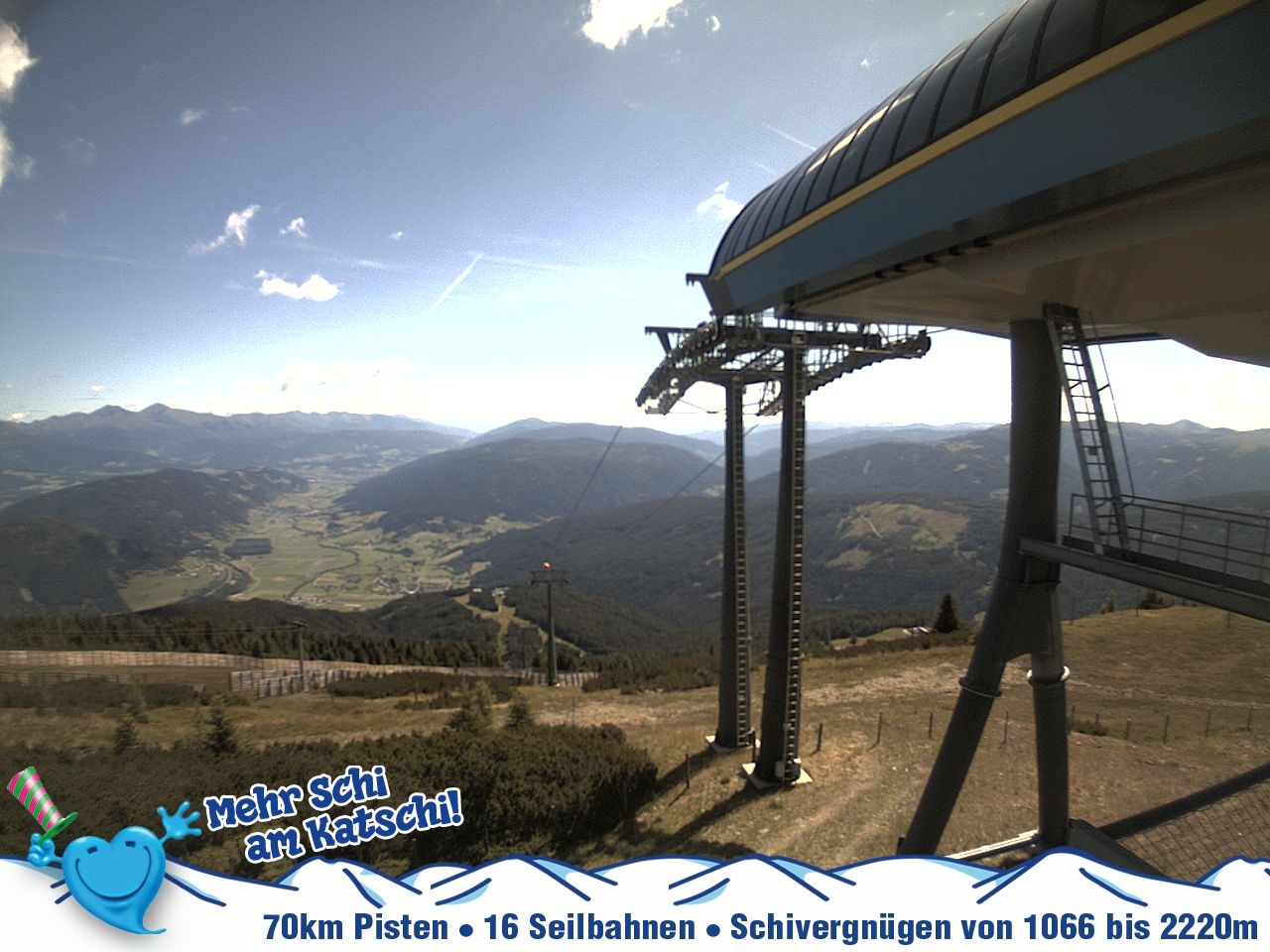 Archiv Foto Webcam Silverjet am Katschberg/Aineck