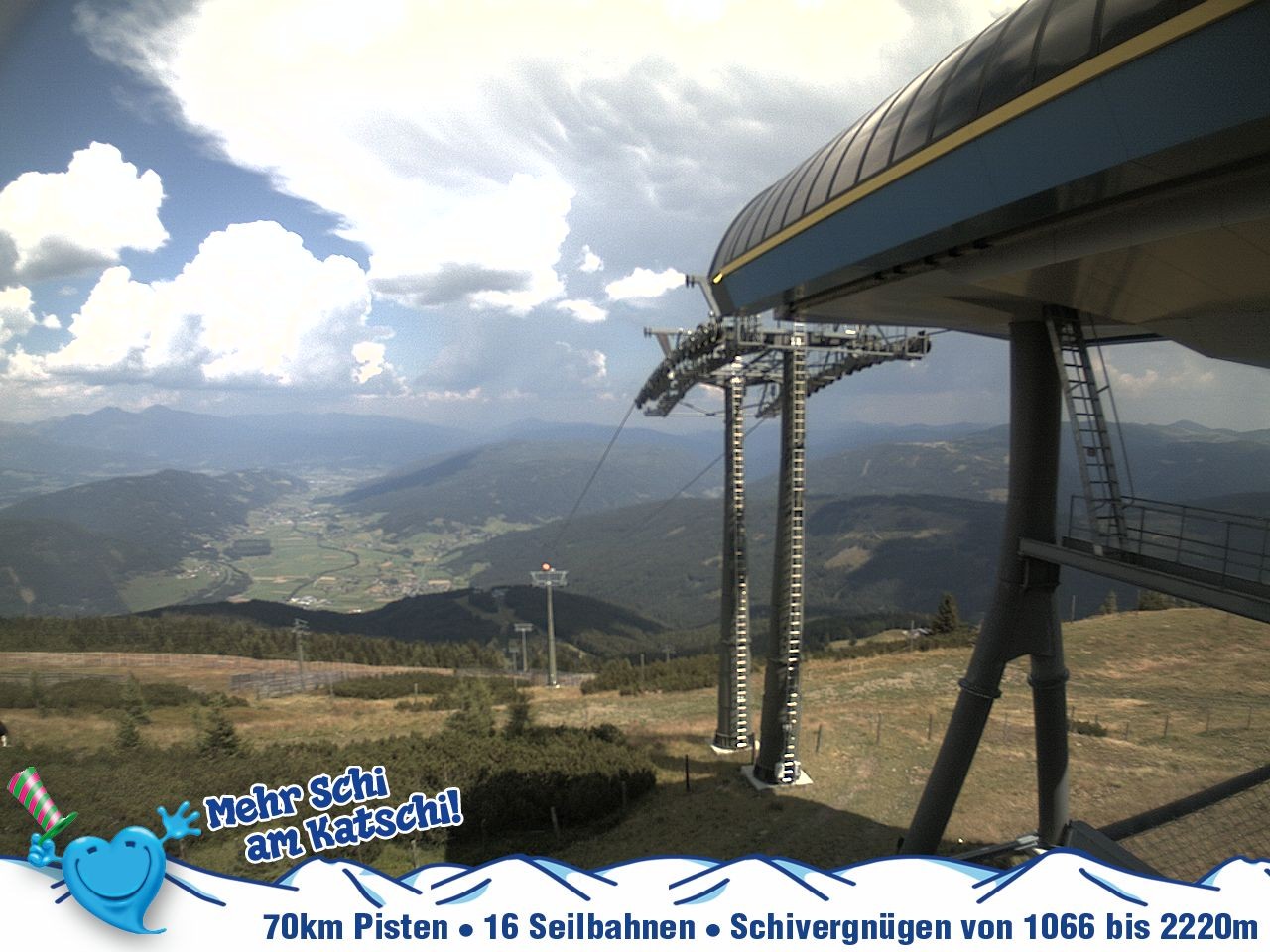 Archiv Foto Webcam Silverjet am Katschberg/Aineck