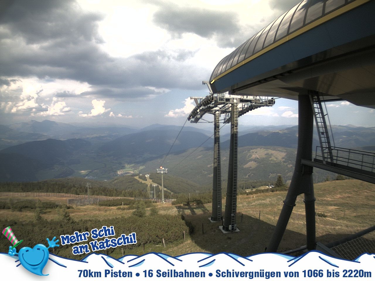 Archiv Foto Webcam Silverjet am Katschberg/Aineck