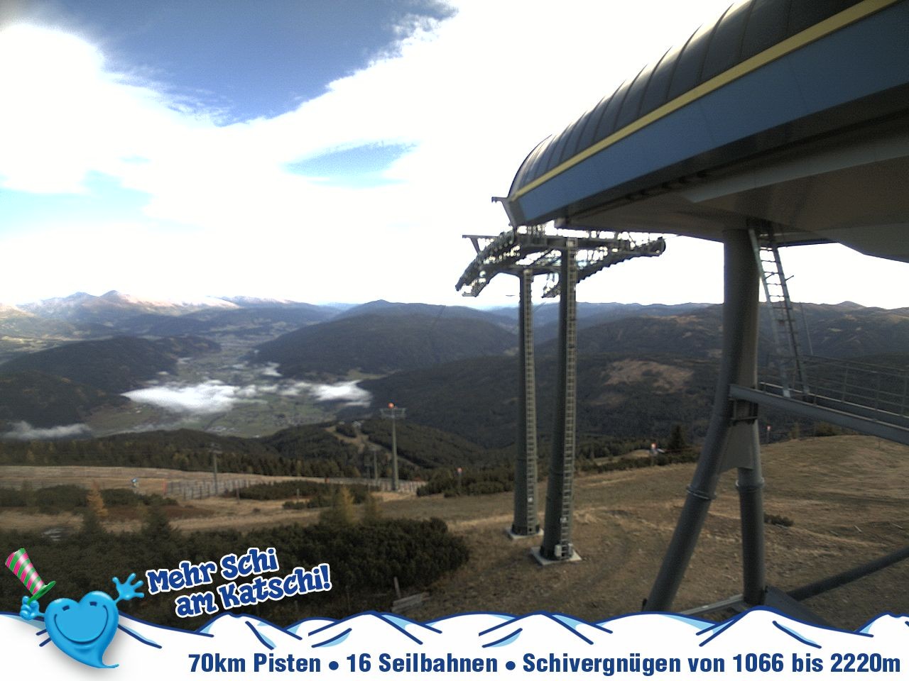 Archiv Foto Webcam Silverjet am Katschberg/Aineck