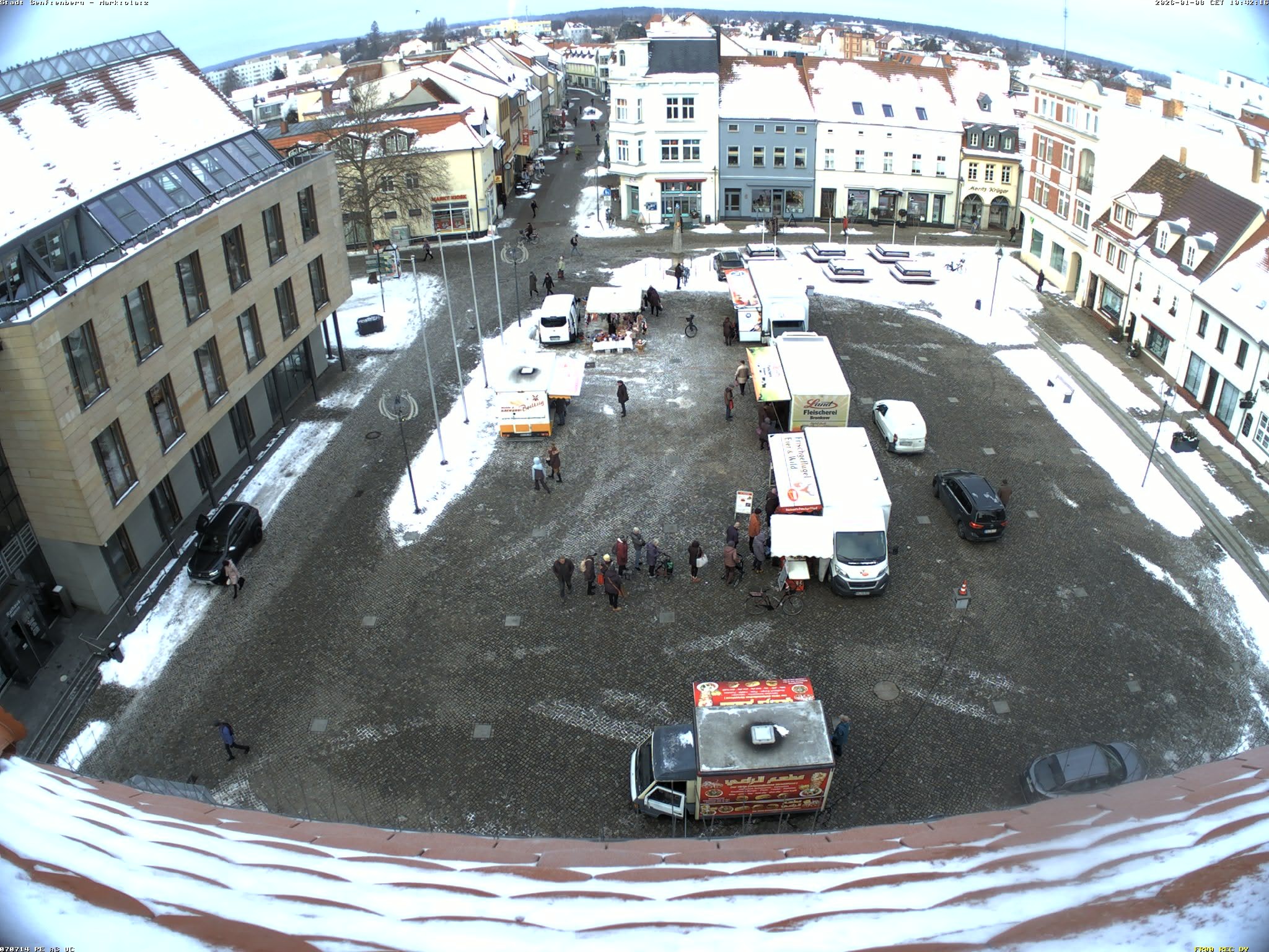 Archiv Foto Webcam Senftenberg Stadtzentrum