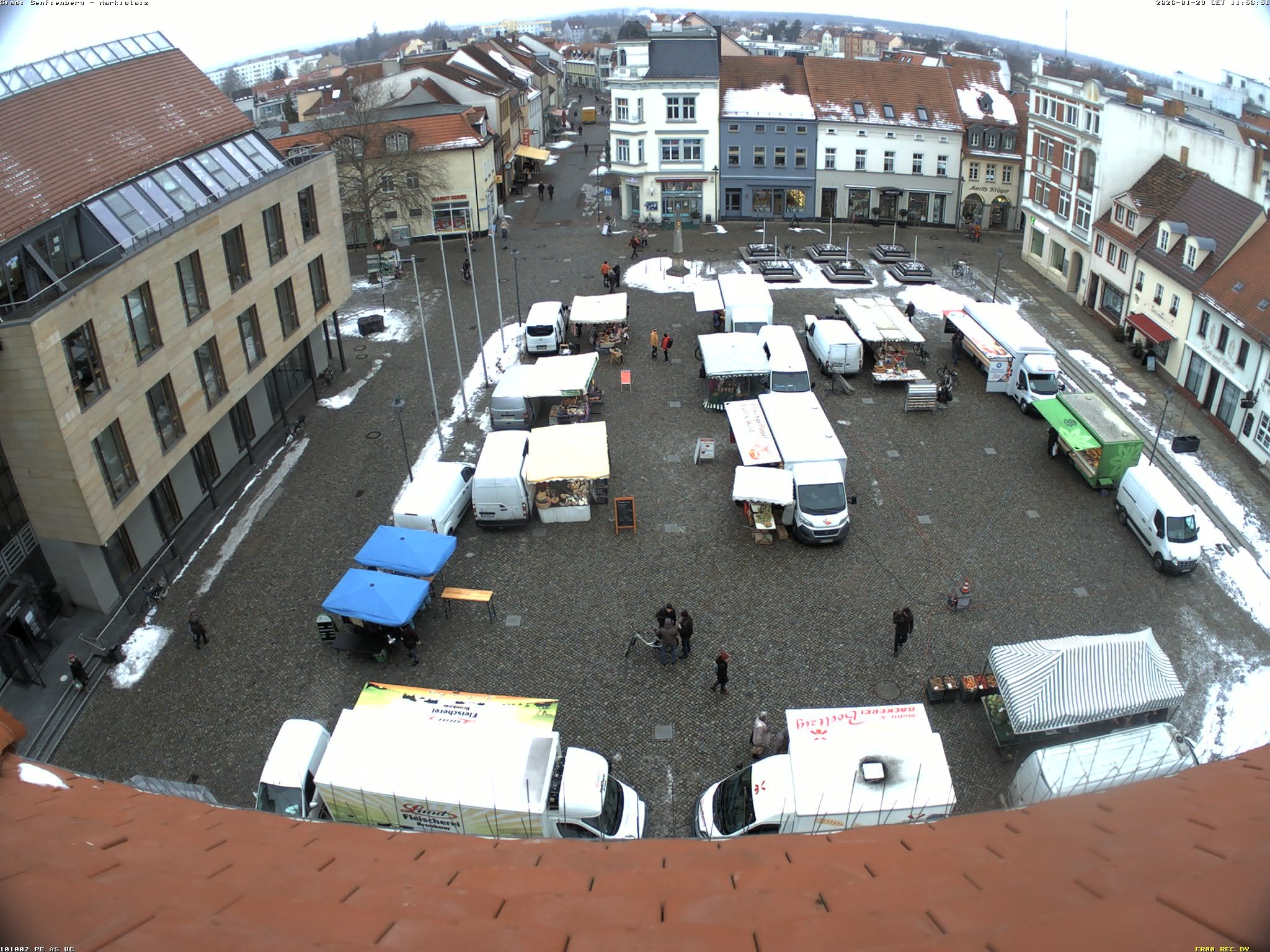 Archiv Foto Webcam Senftenberg Stadtzentrum