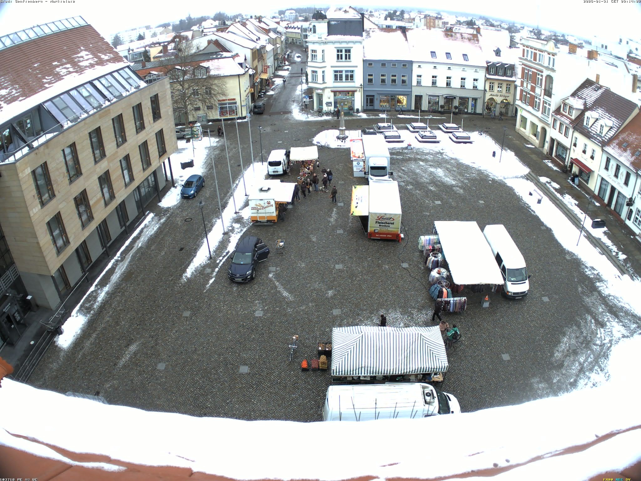 Archived image Webcam City Center Senftenberg