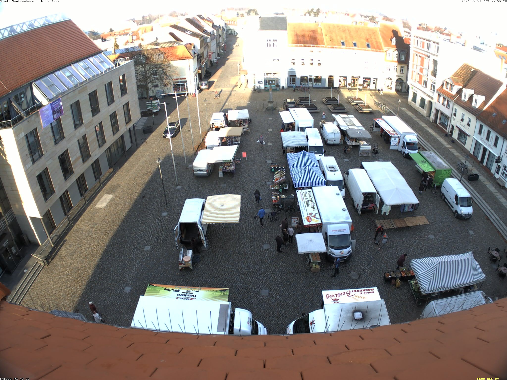 Archived image Webcam City Center Senftenberg
