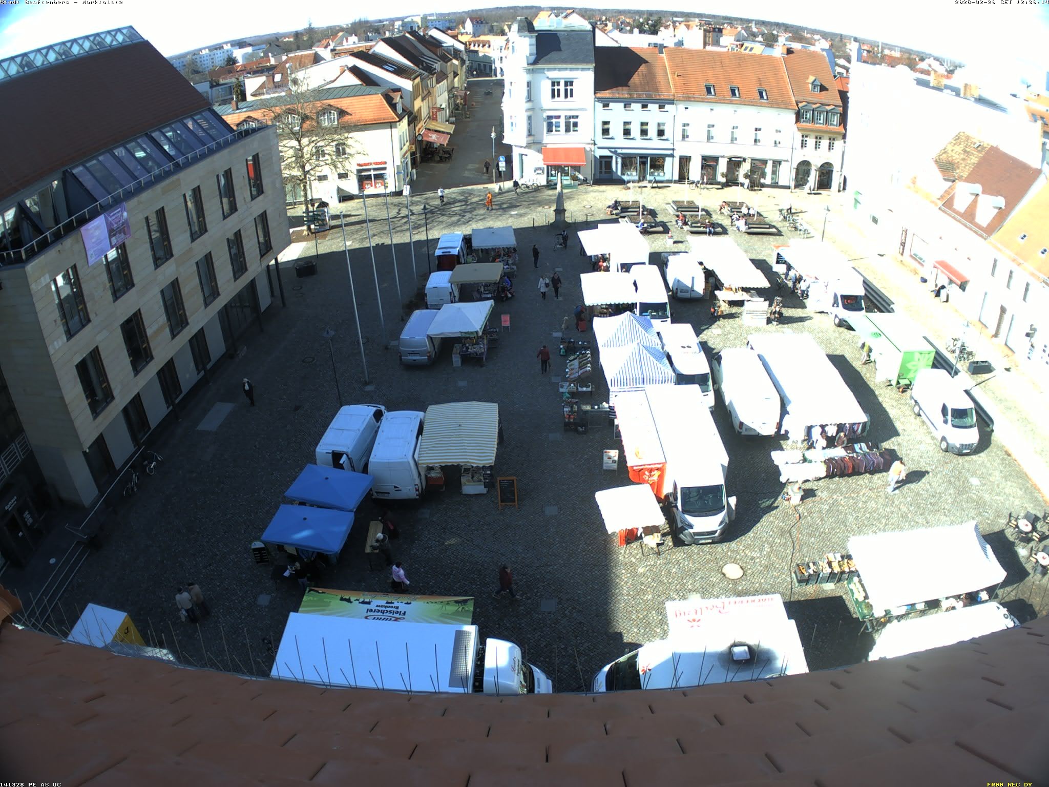 Archived image Webcam City Center Senftenberg