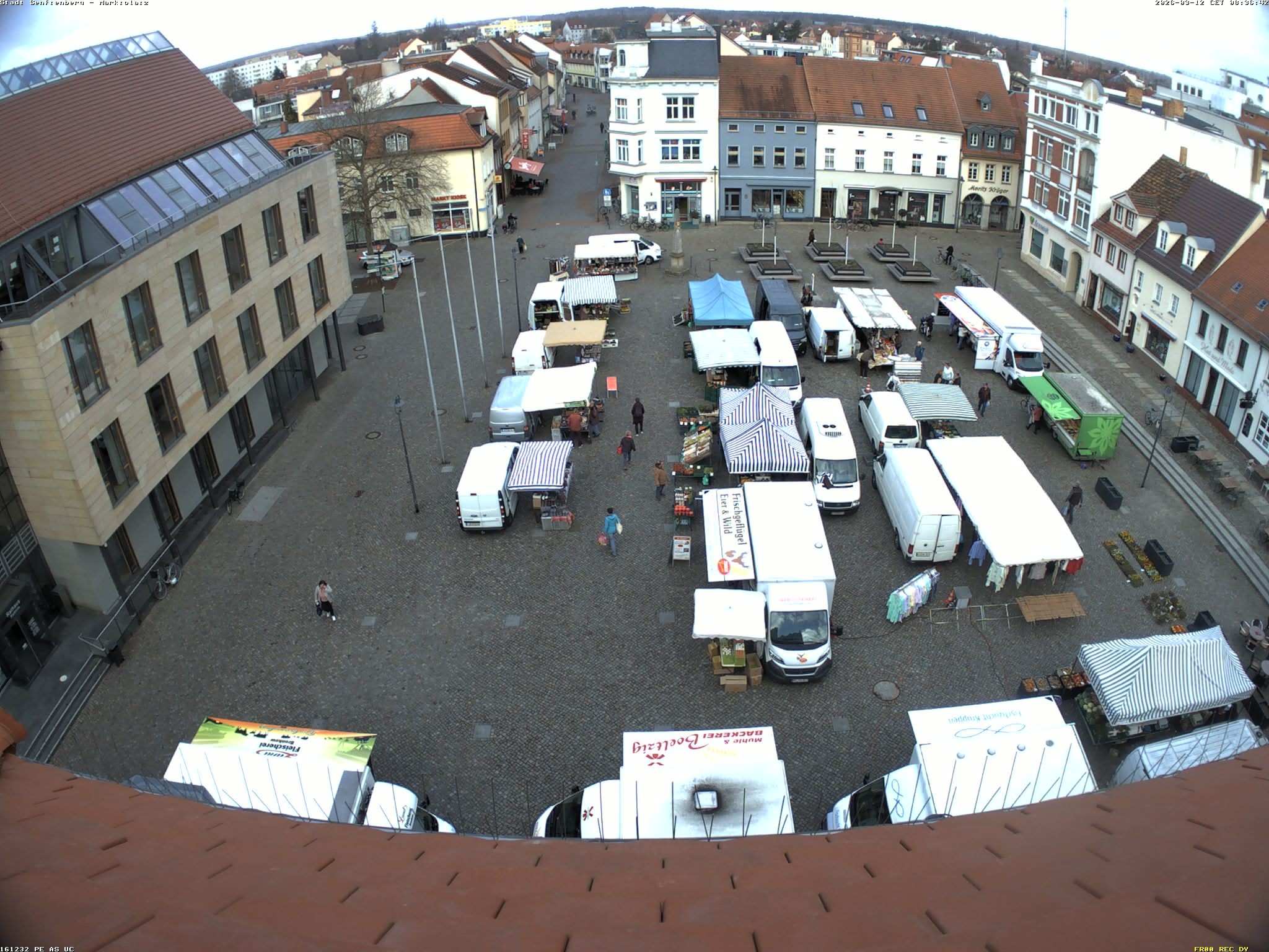 Archiv Foto Webcam Senftenberg Stadtzentrum