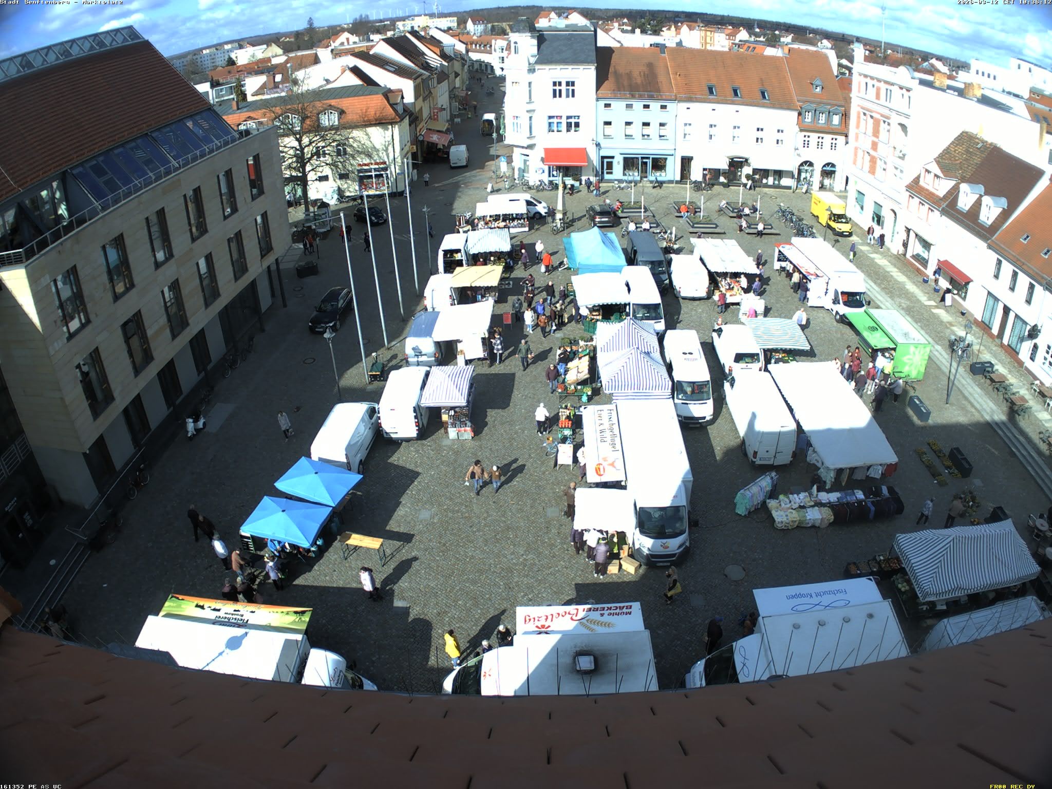 Archiv Foto Webcam Senftenberg Stadtzentrum