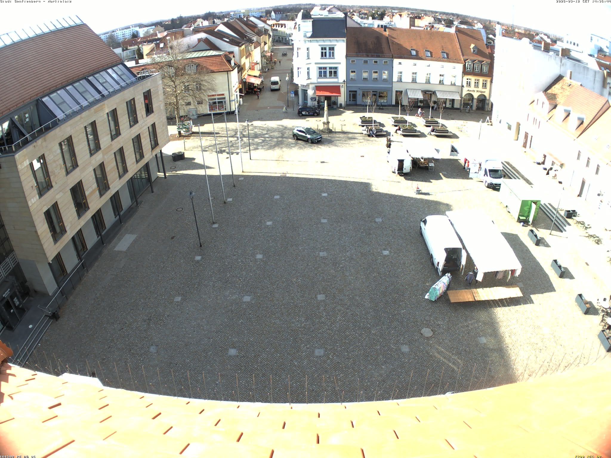Archiv Foto Webcam Senftenberg Stadtzentrum
