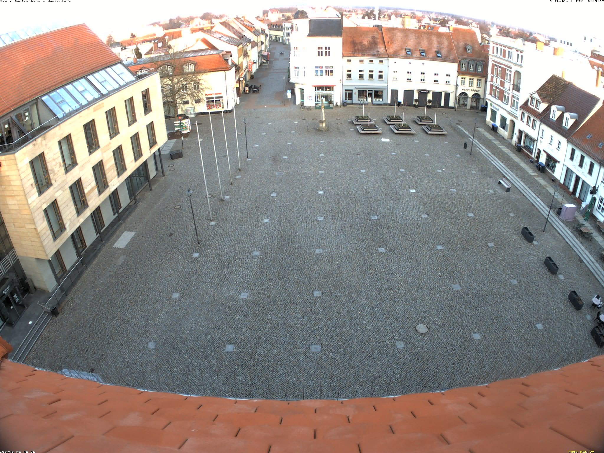 Archived image Webcam City Center Senftenberg