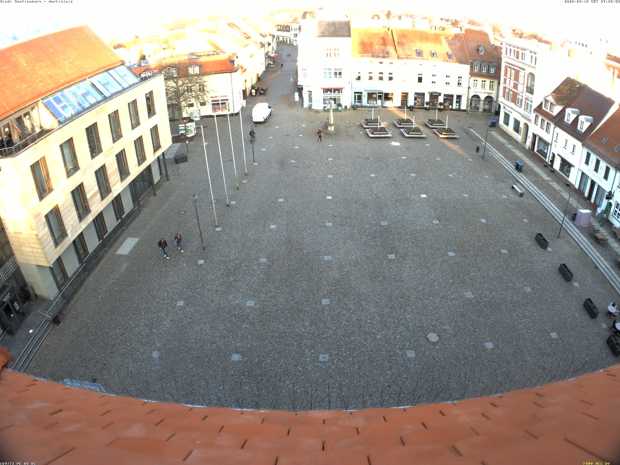 Archived image Webcam City Center Senftenberg
