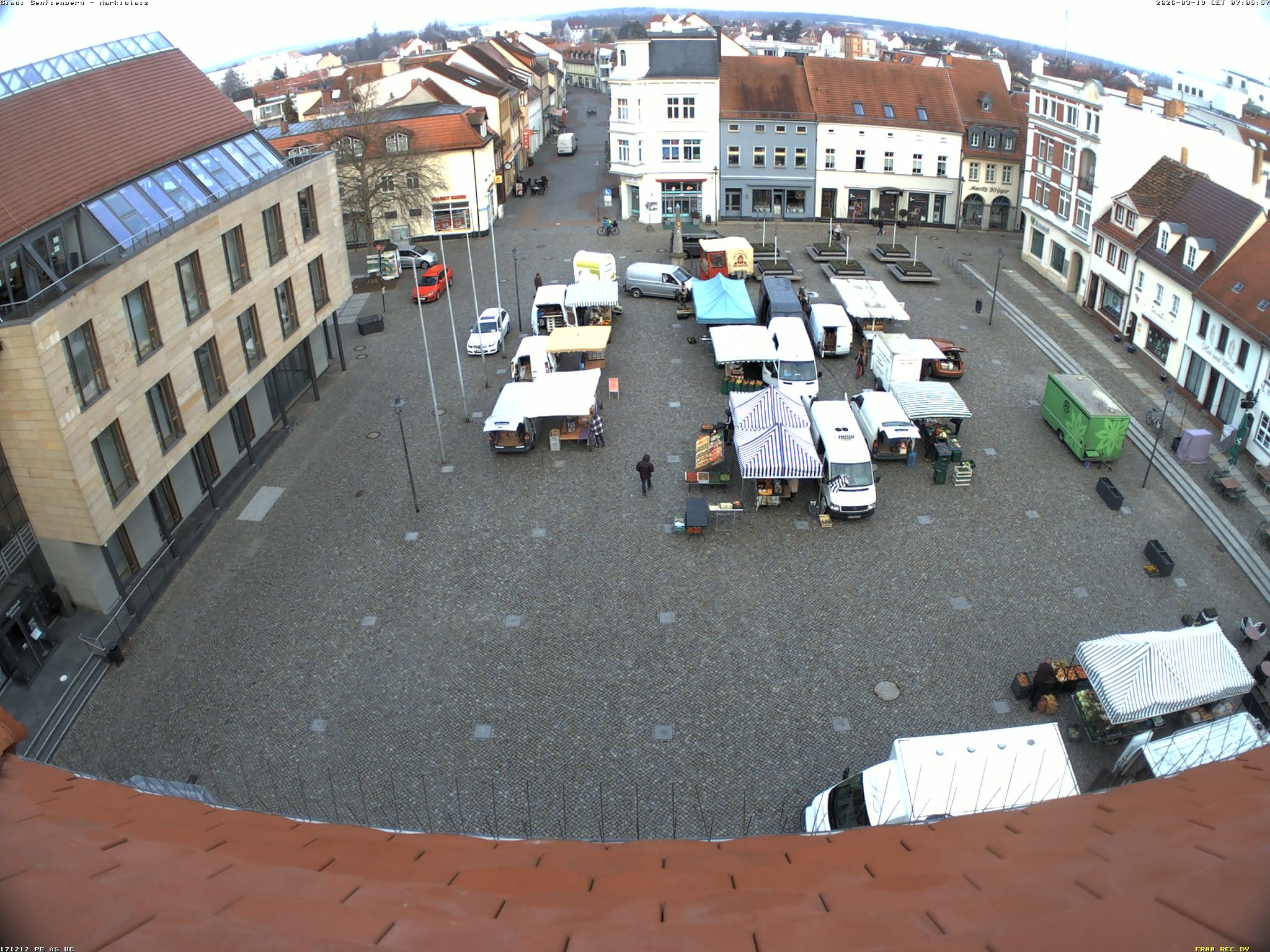 Archiv Foto Webcam Senftenberg Stadtzentrum