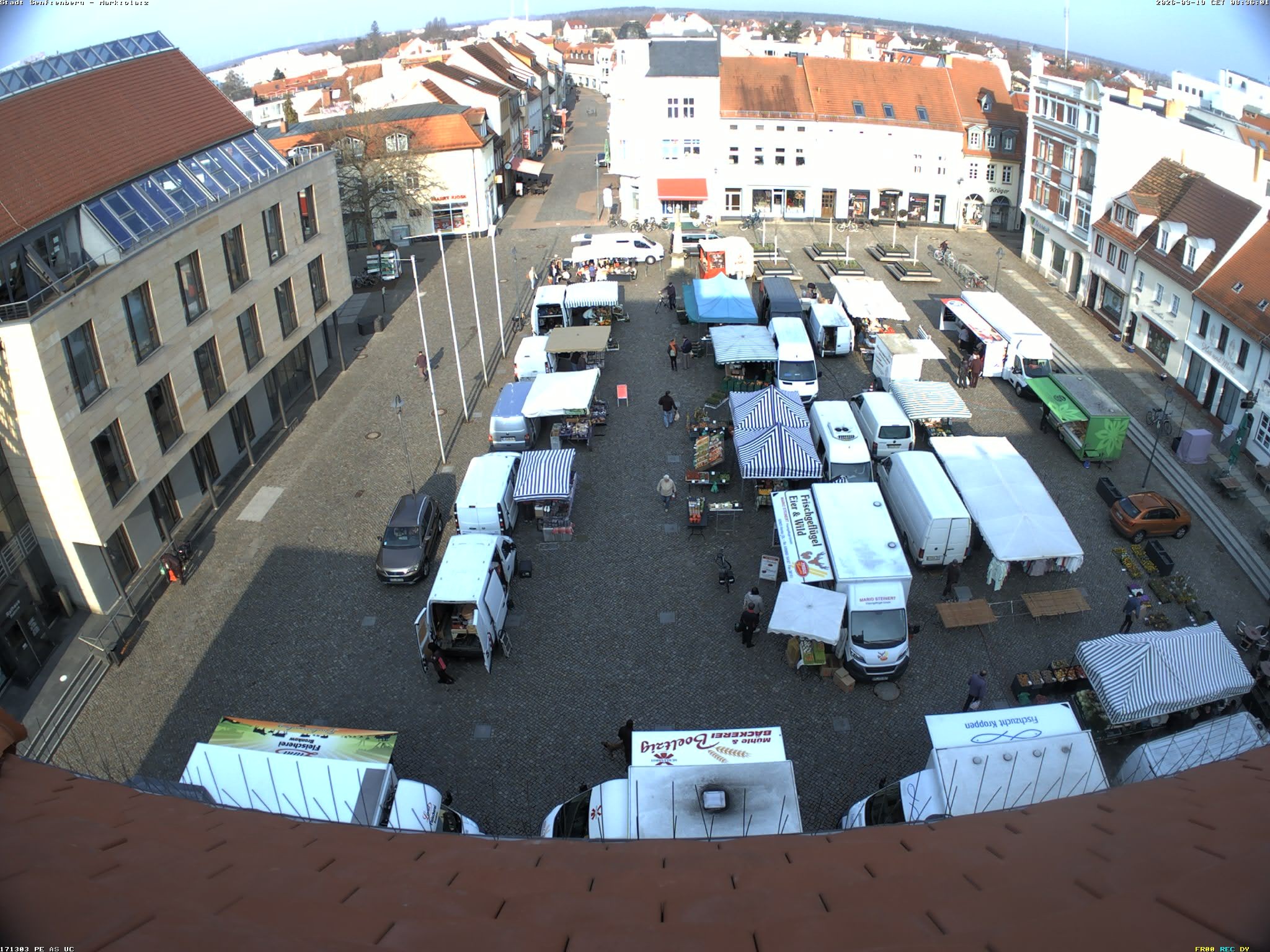 Archiv Foto Webcam Senftenberg Stadtzentrum