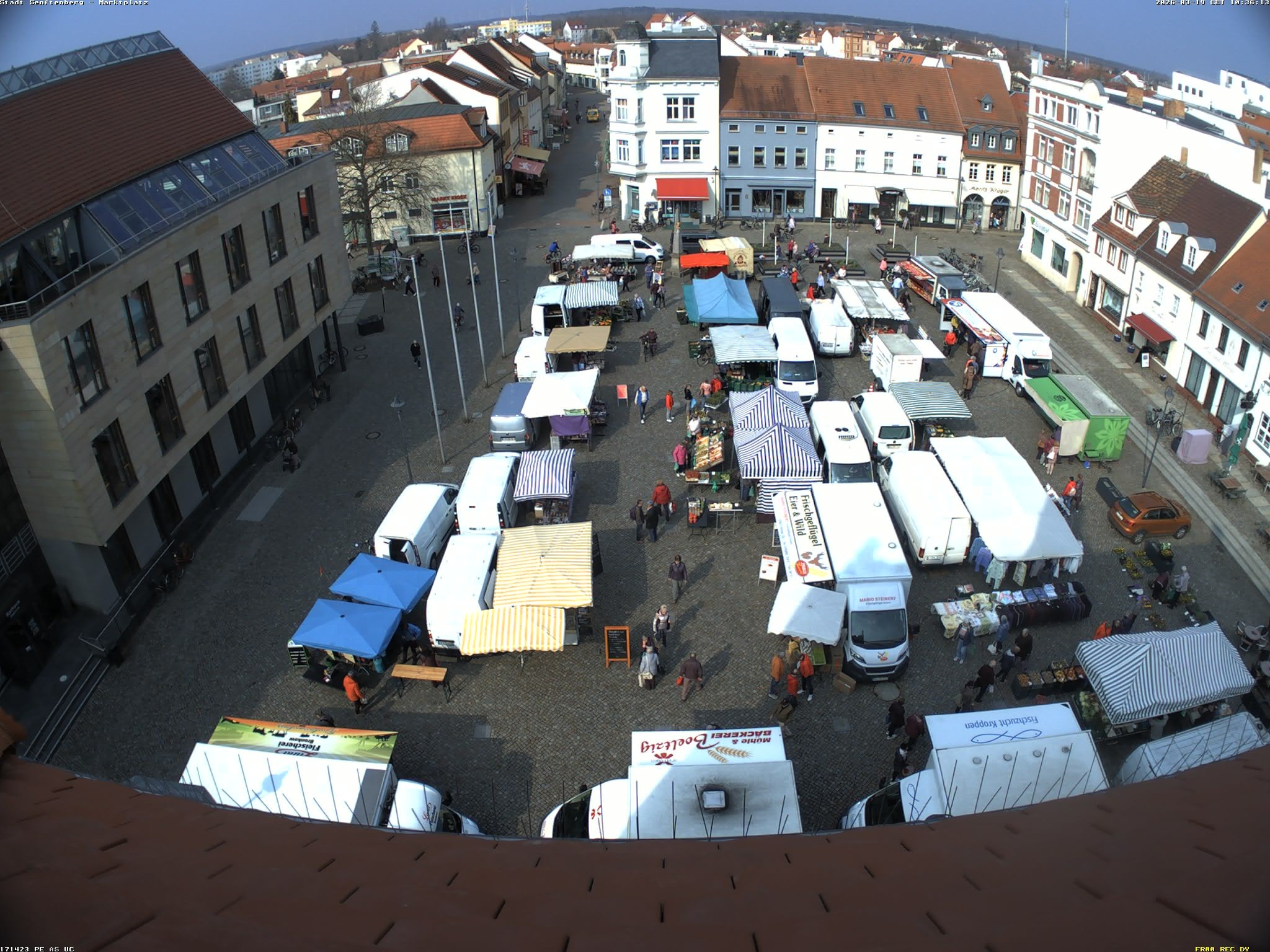 Archiv Foto Webcam Senftenberg Stadtzentrum