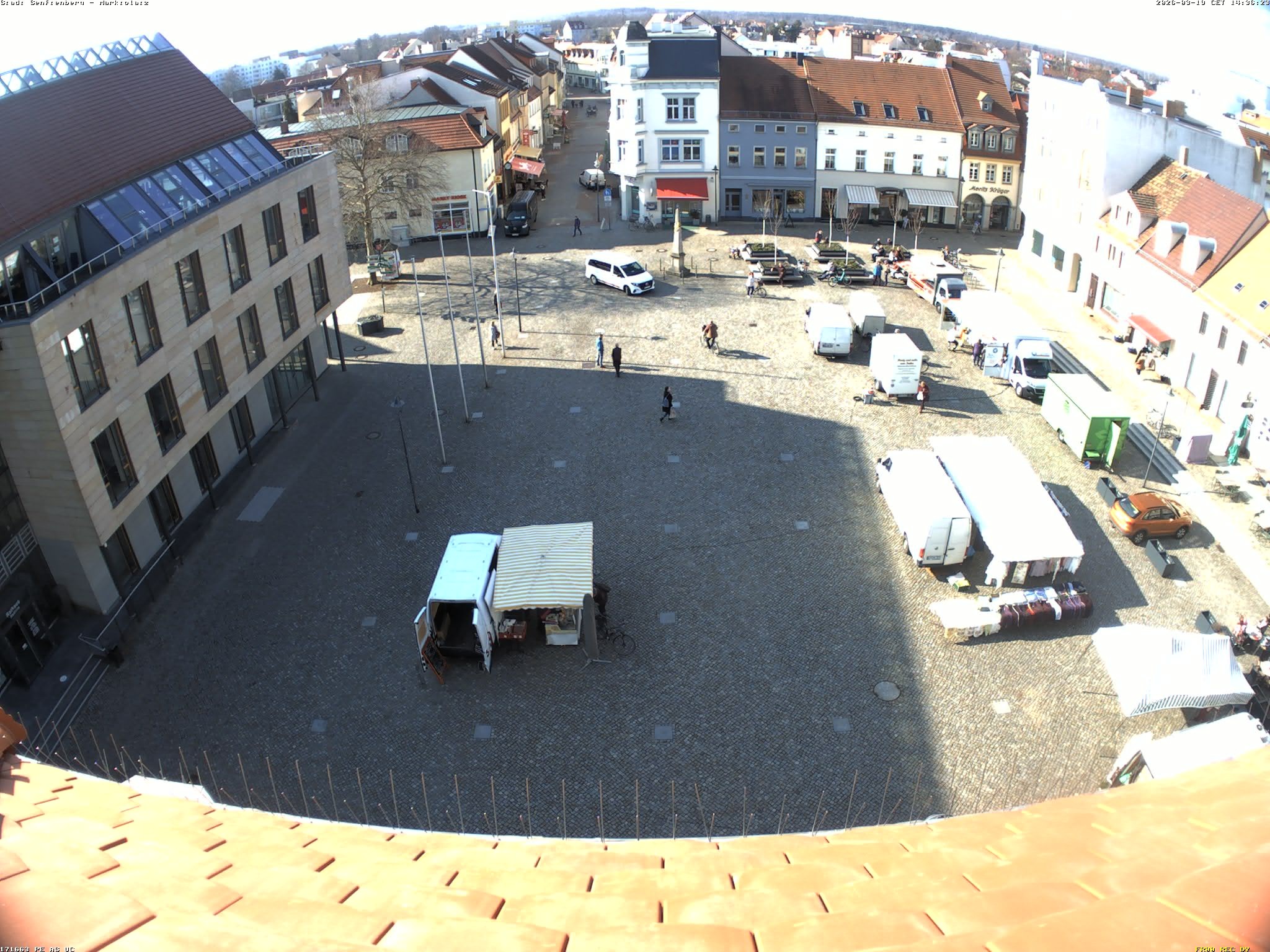 Archiv Foto Webcam Senftenberg Stadtzentrum