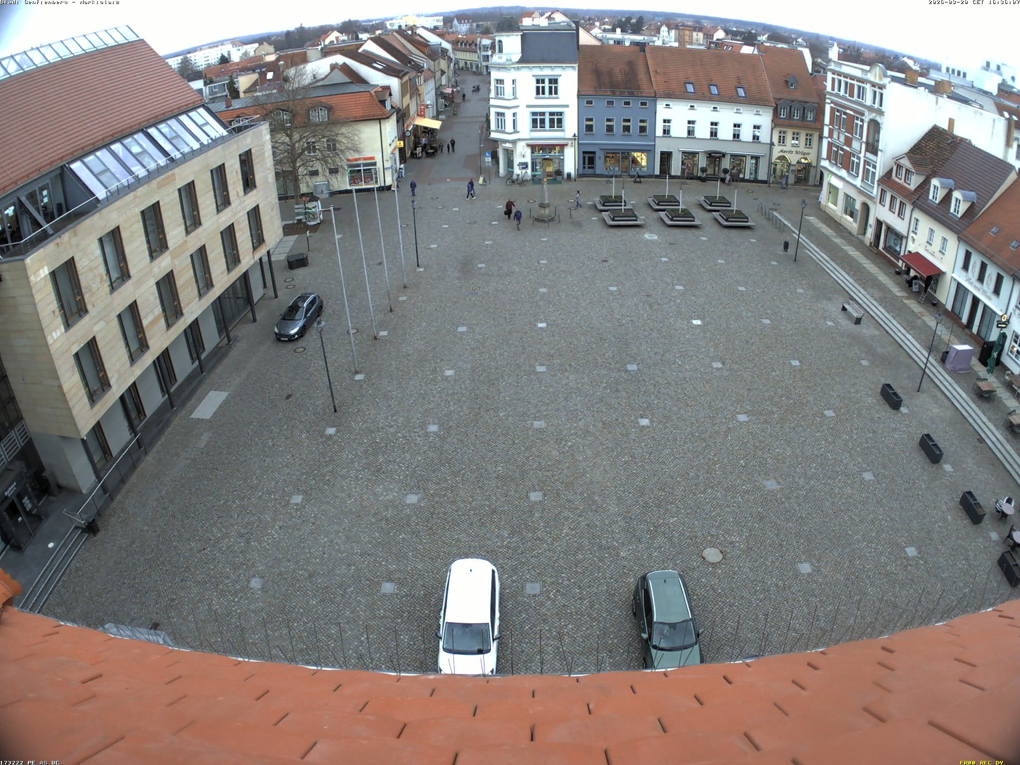 Archived image Webcam City Center Senftenberg
