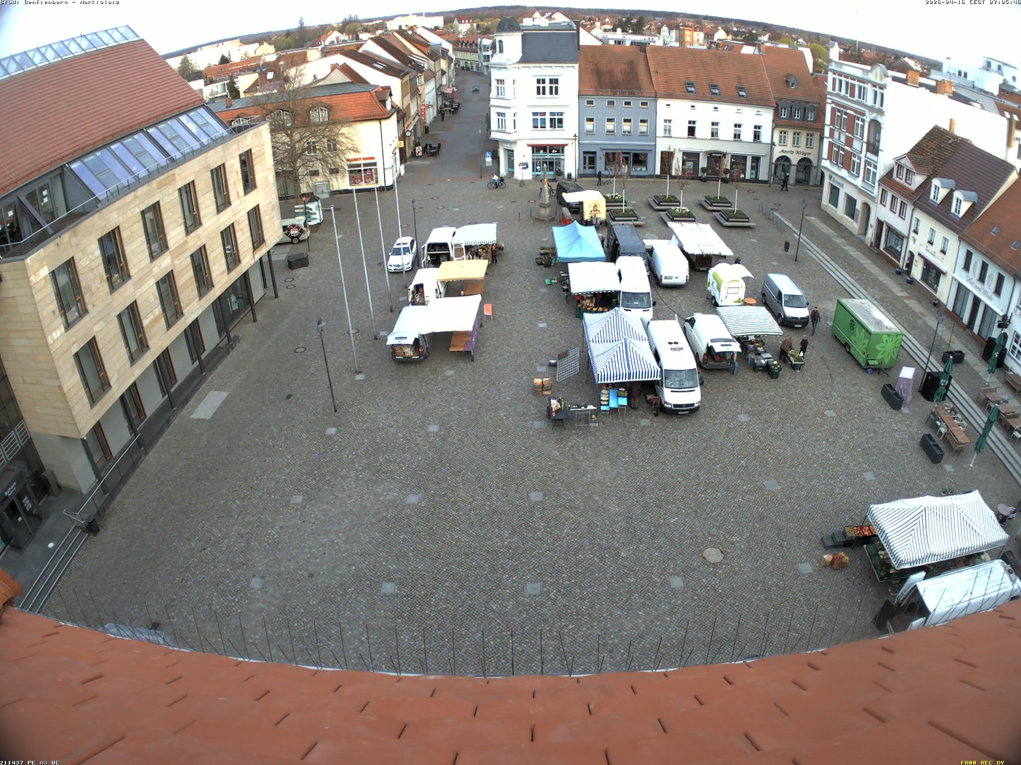Archiv Foto Webcam Senftenberg Stadtzentrum