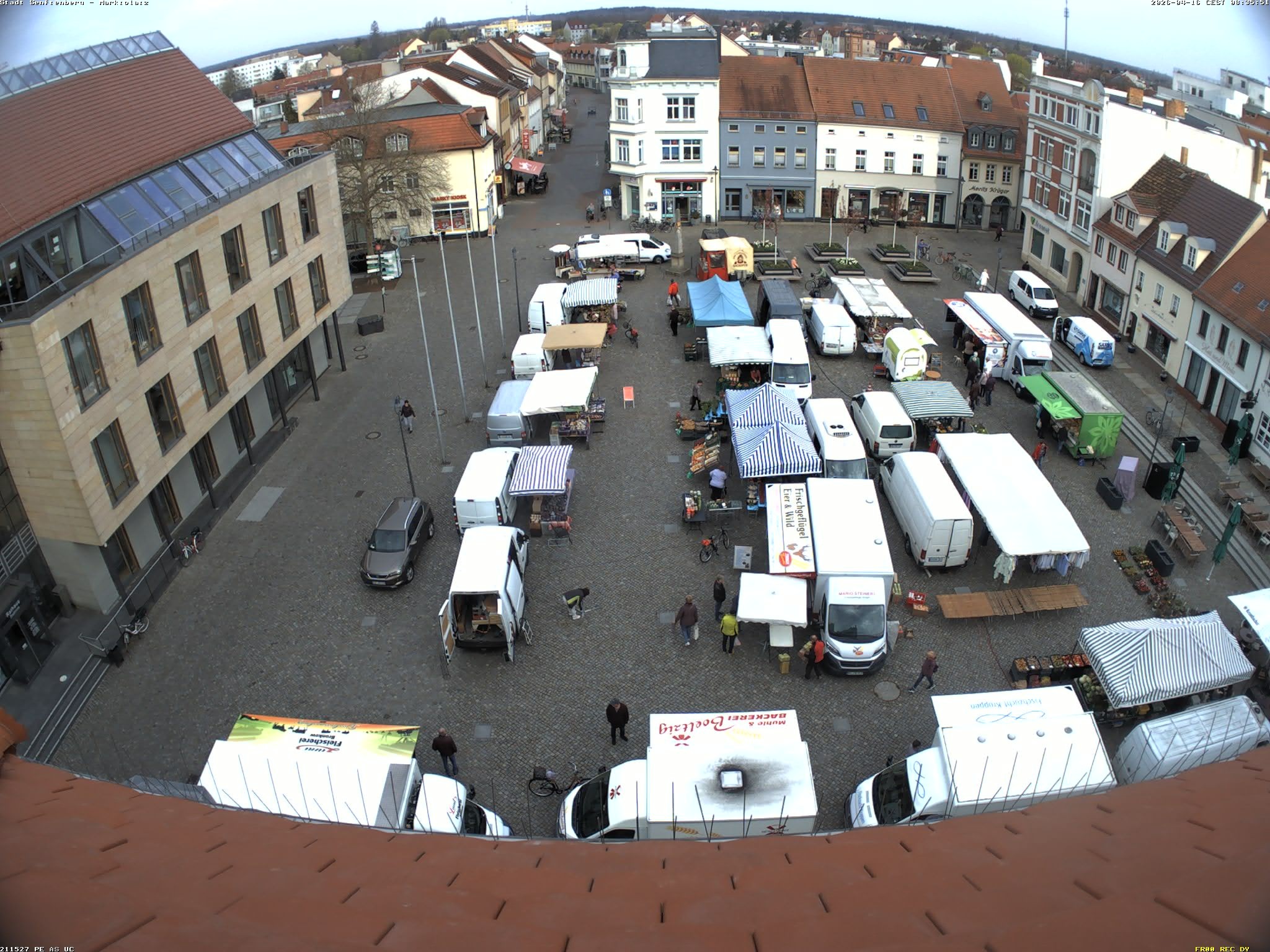 Archiv Foto Webcam Senftenberg Stadtzentrum