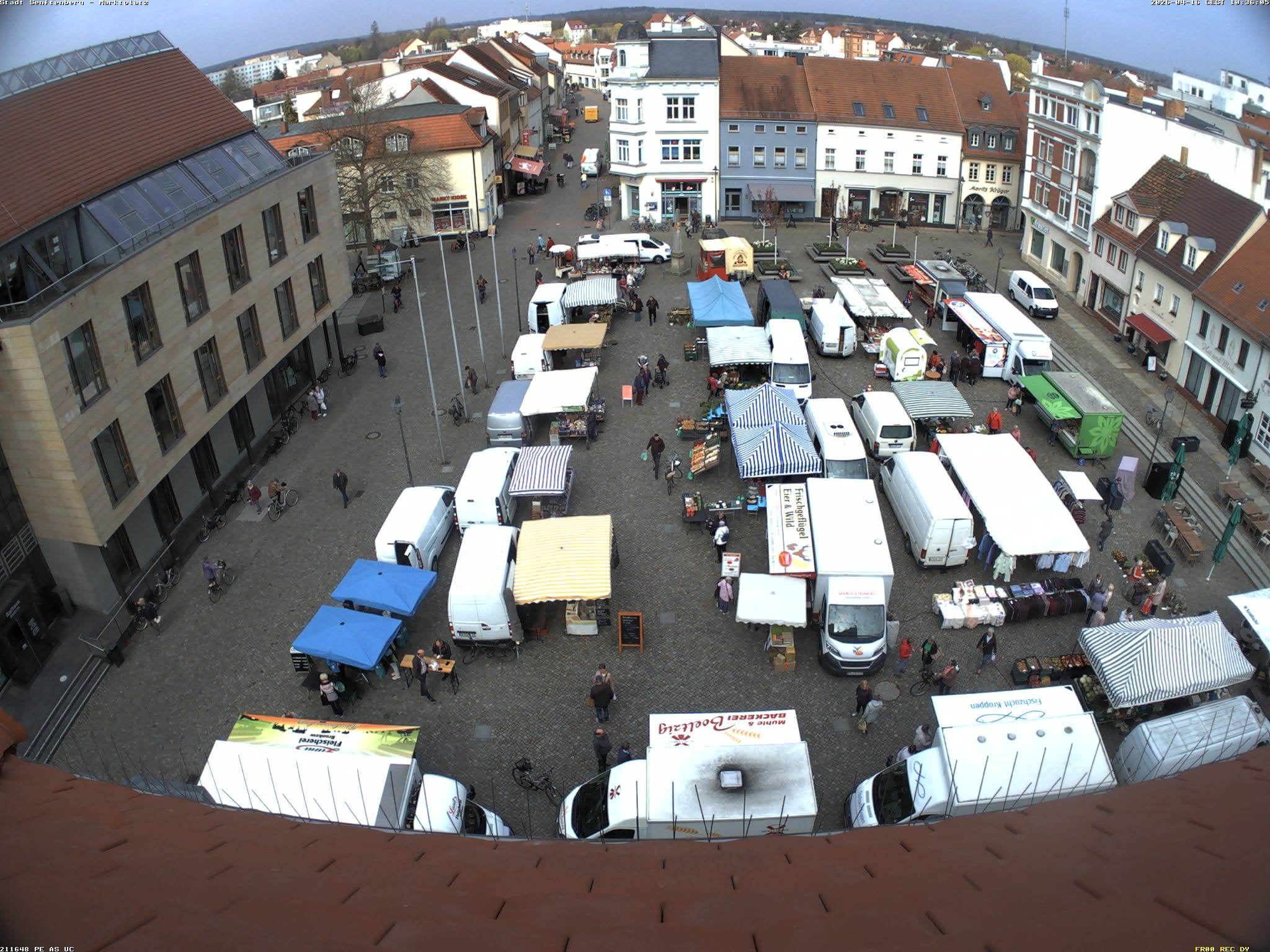 Archiv Foto Webcam Senftenberg Stadtzentrum