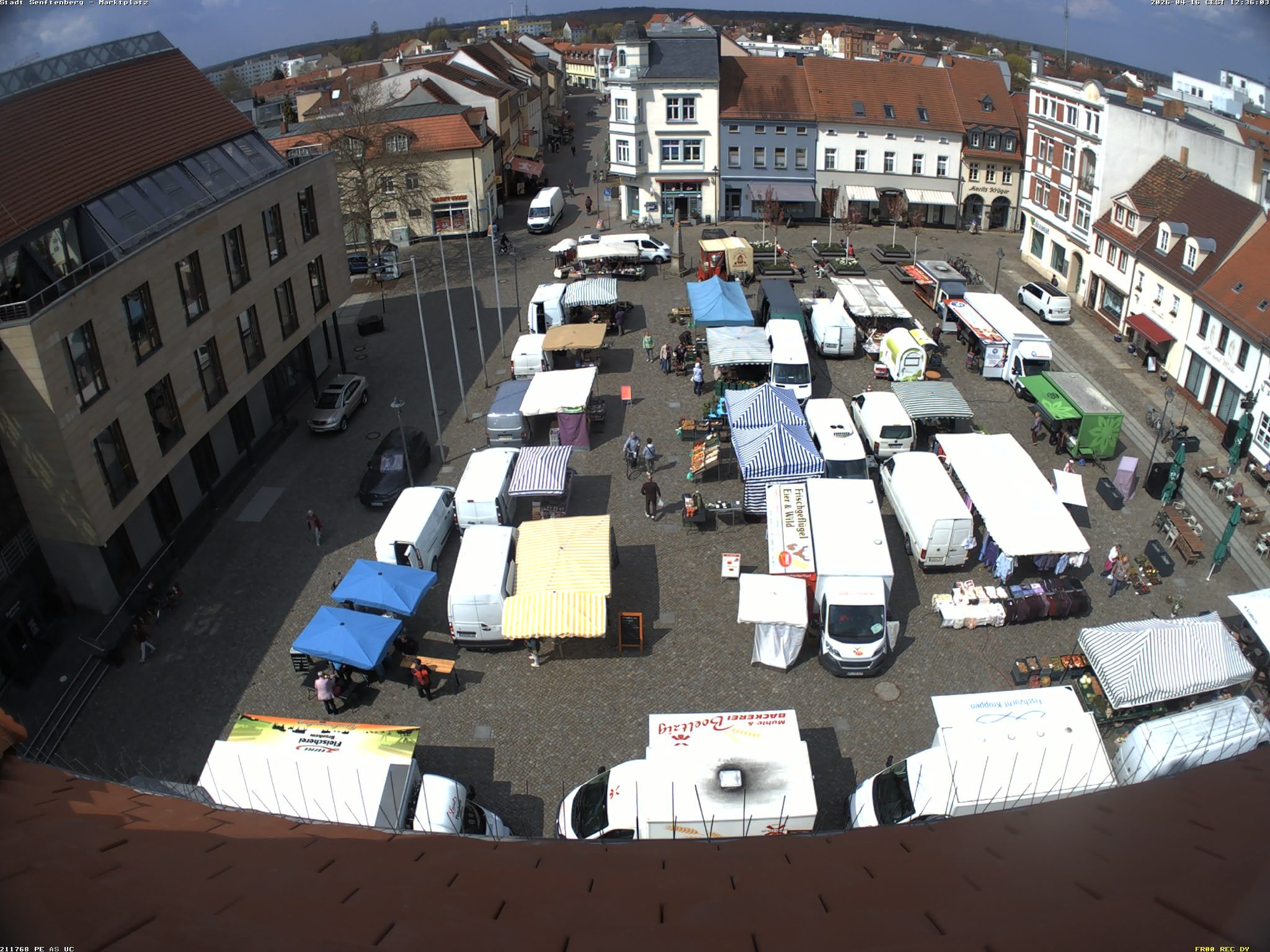 Archiv Foto Webcam Senftenberg Stadtzentrum