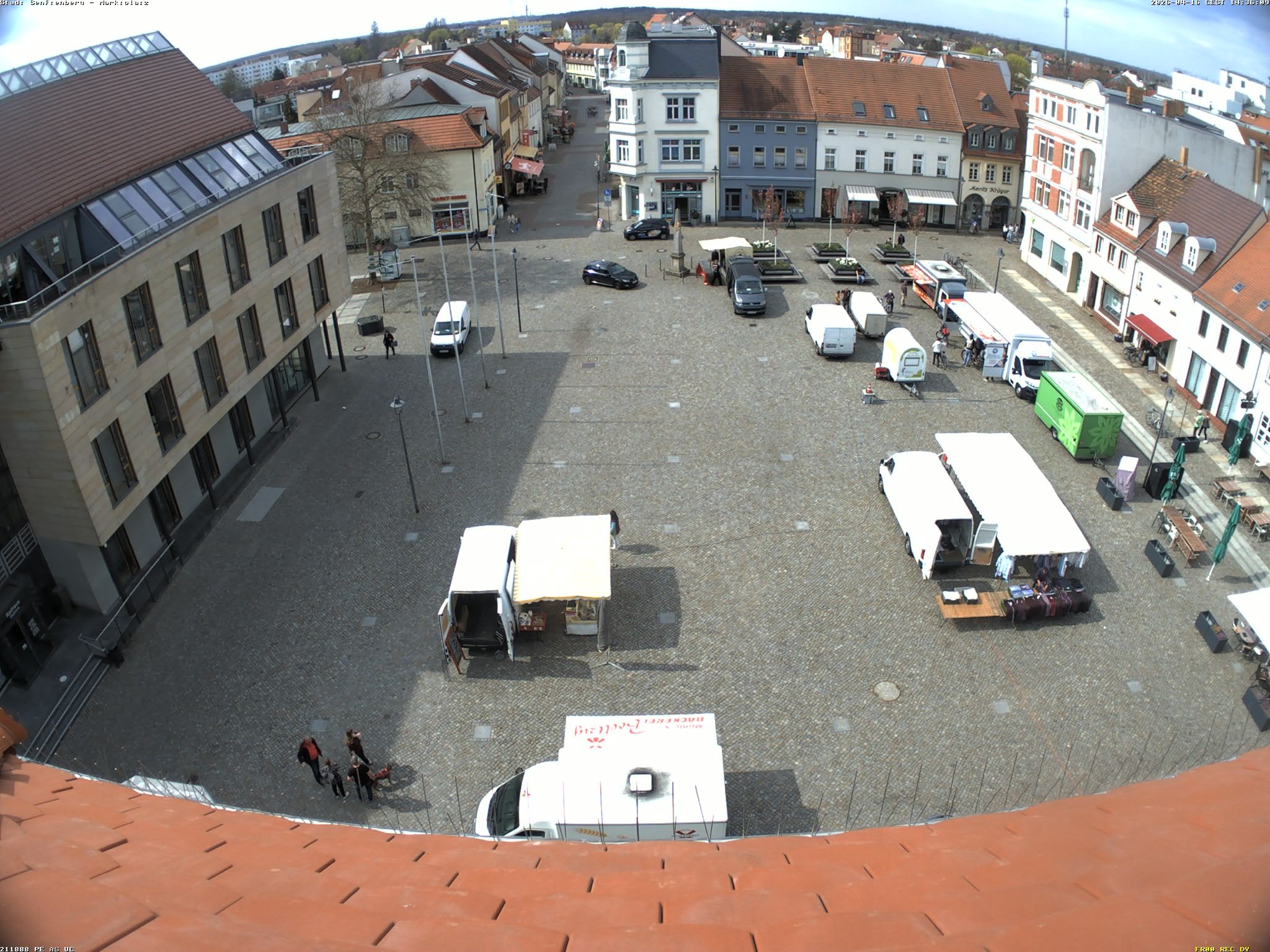 Archiv Foto Webcam Senftenberg Stadtzentrum
