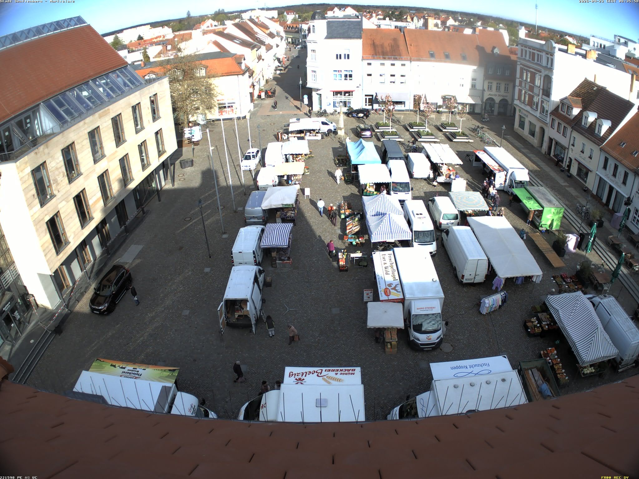 Archiv Foto Webcam Senftenberg Stadtzentrum