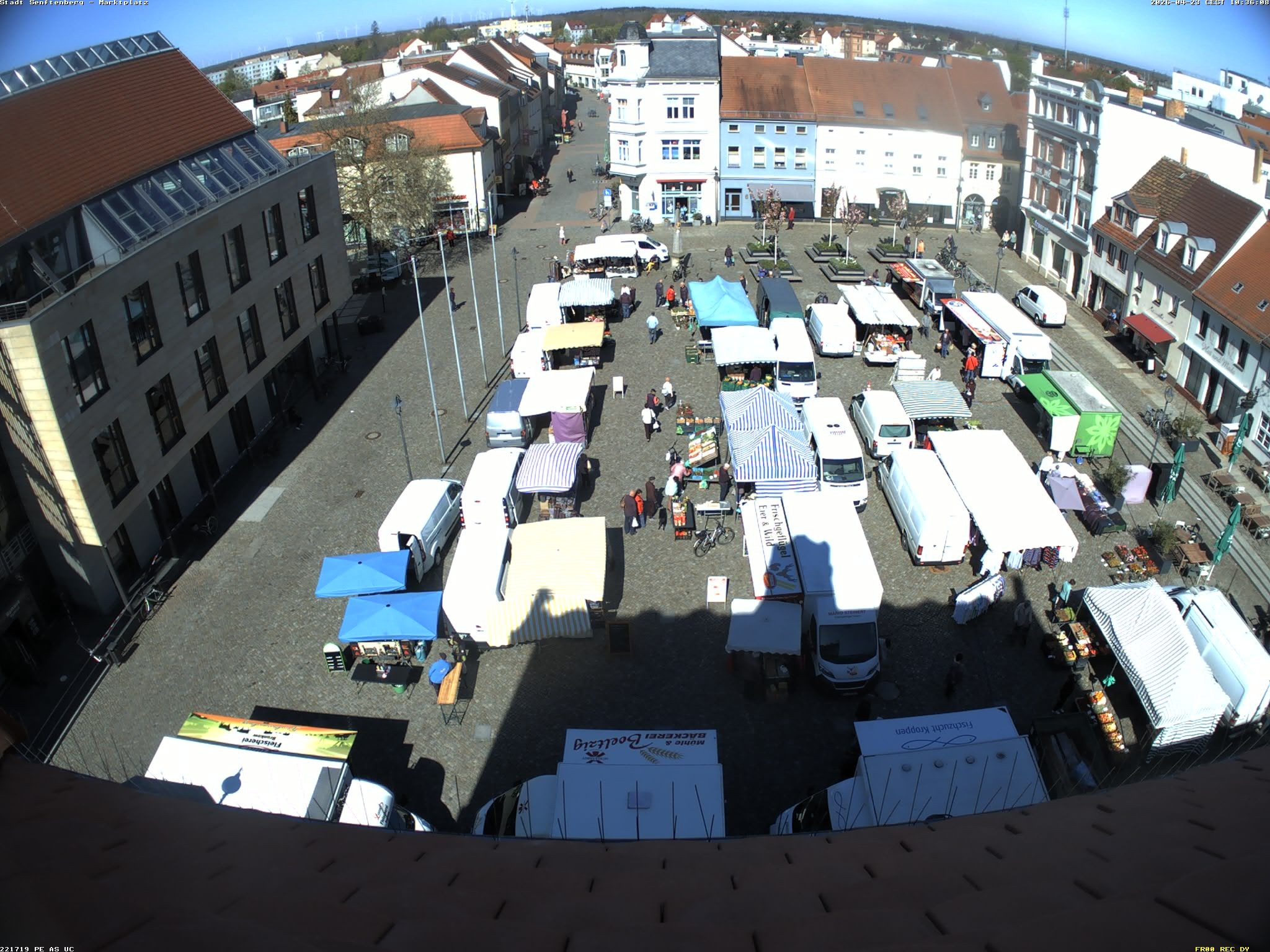 Archiv Foto Webcam Senftenberg Stadtzentrum