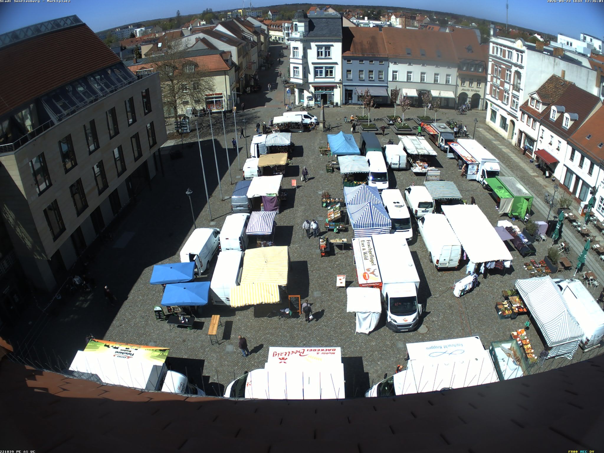 Archiv Foto Webcam Senftenberg Stadtzentrum