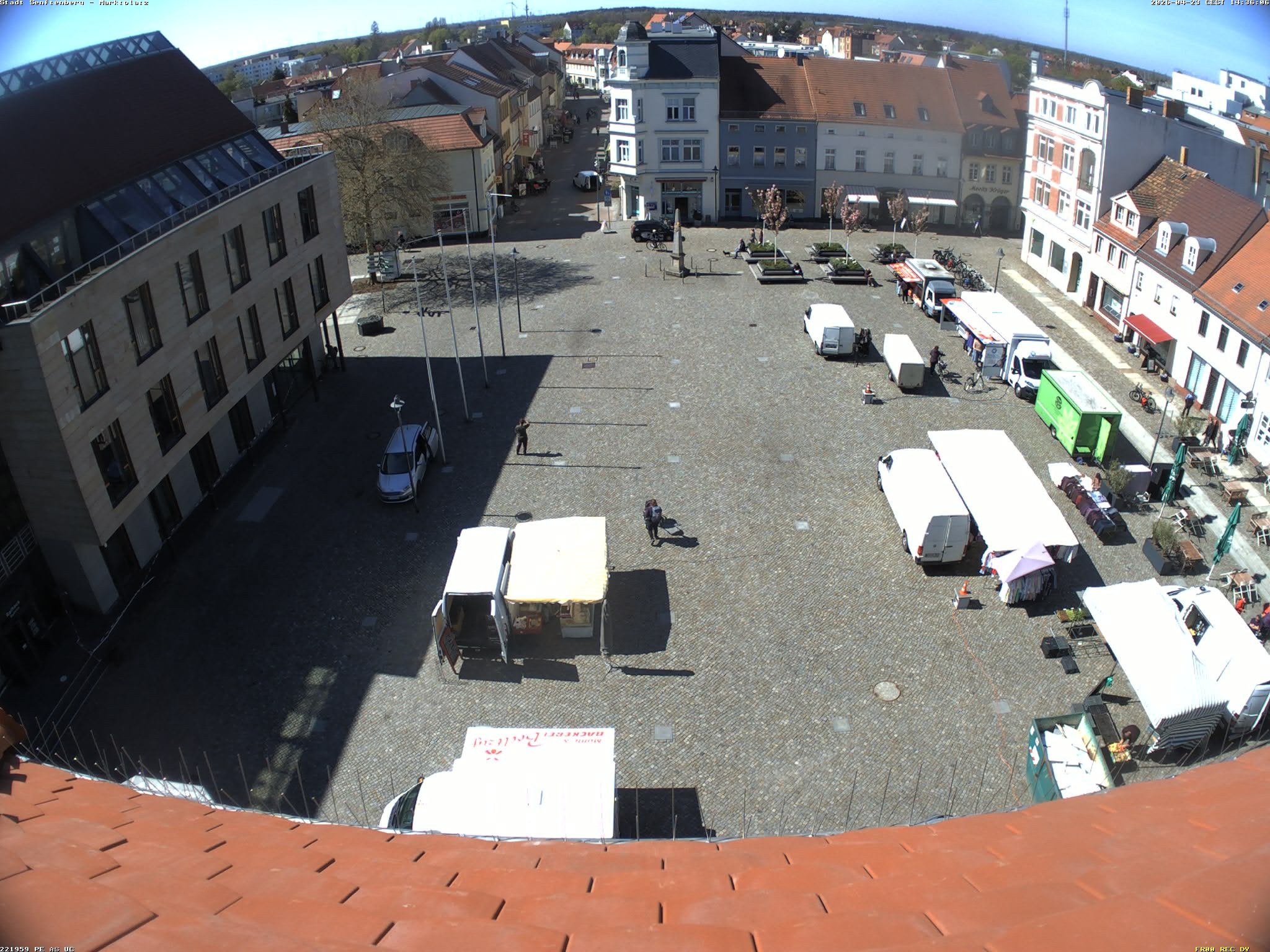 Archiv Foto Webcam Senftenberg Stadtzentrum