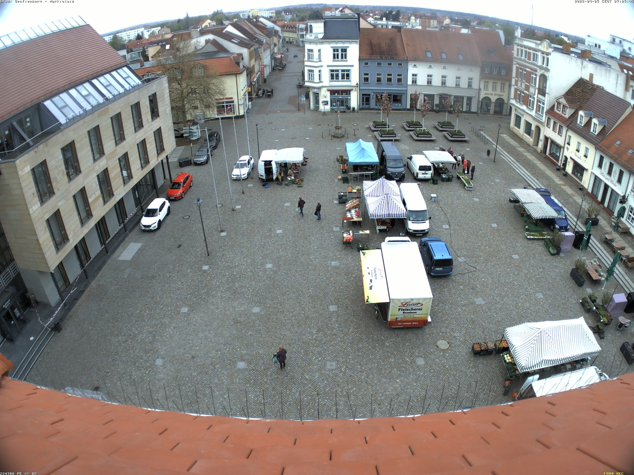 Archived image Webcam City Center Senftenberg
