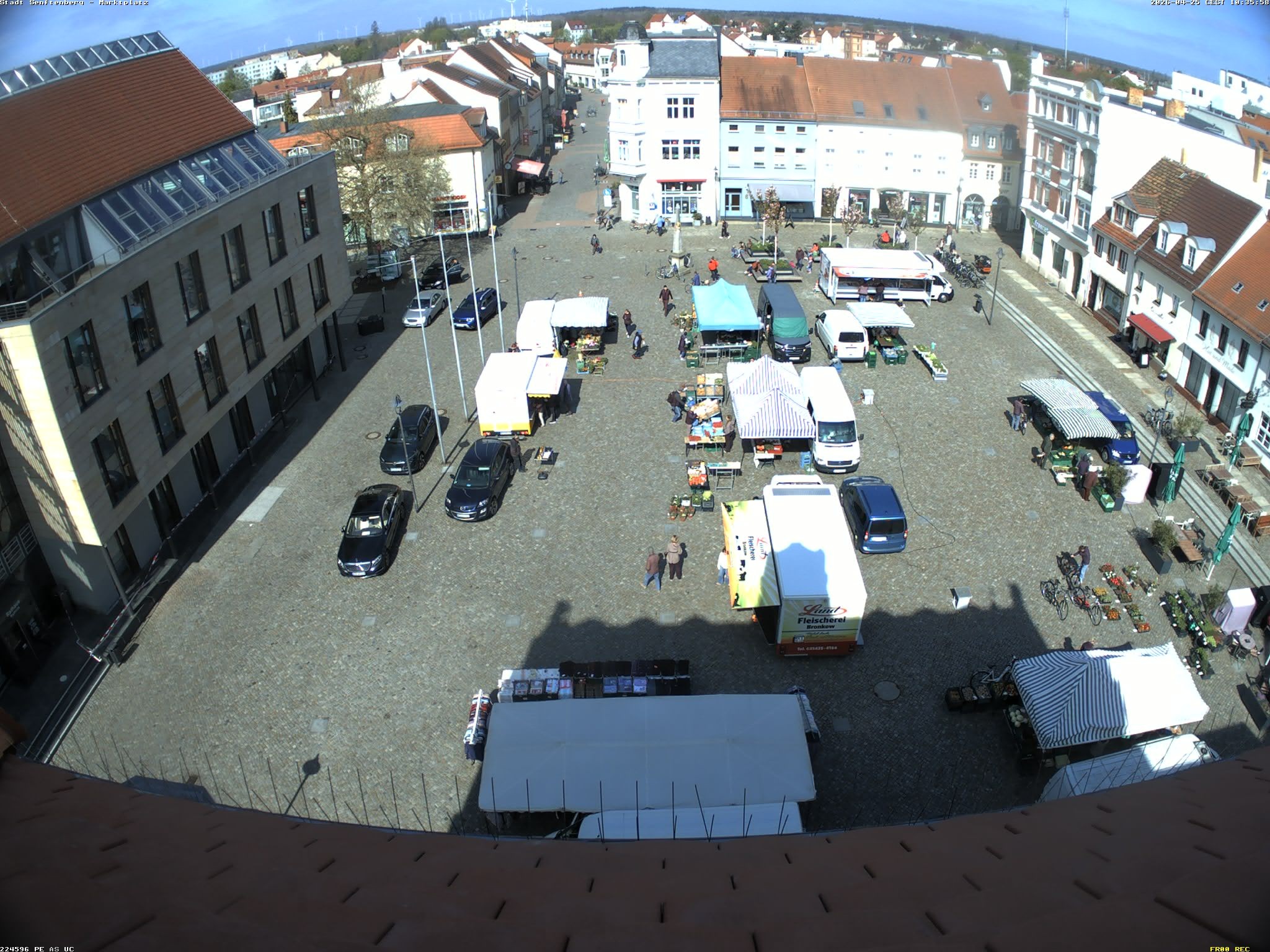 Archived image Webcam City Center Senftenberg
