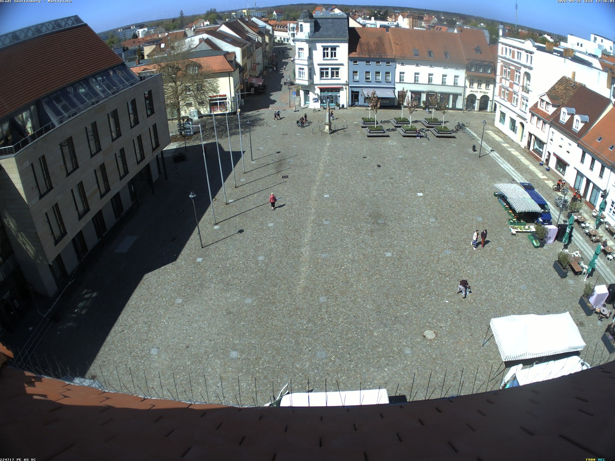 Archiv Foto Webcam Senftenberg Stadtzentrum