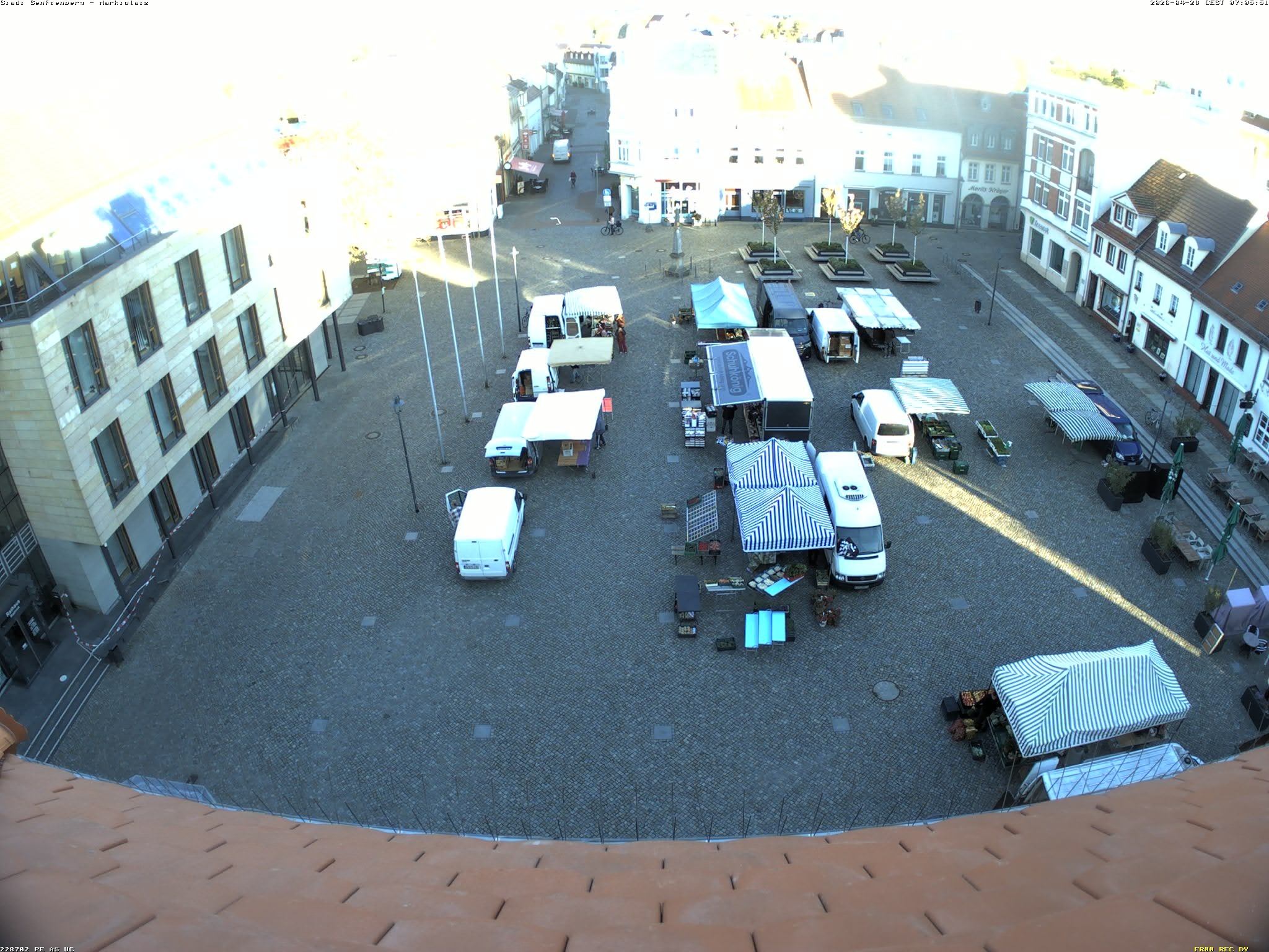 Archiv Foto Webcam Senftenberg Stadtzentrum