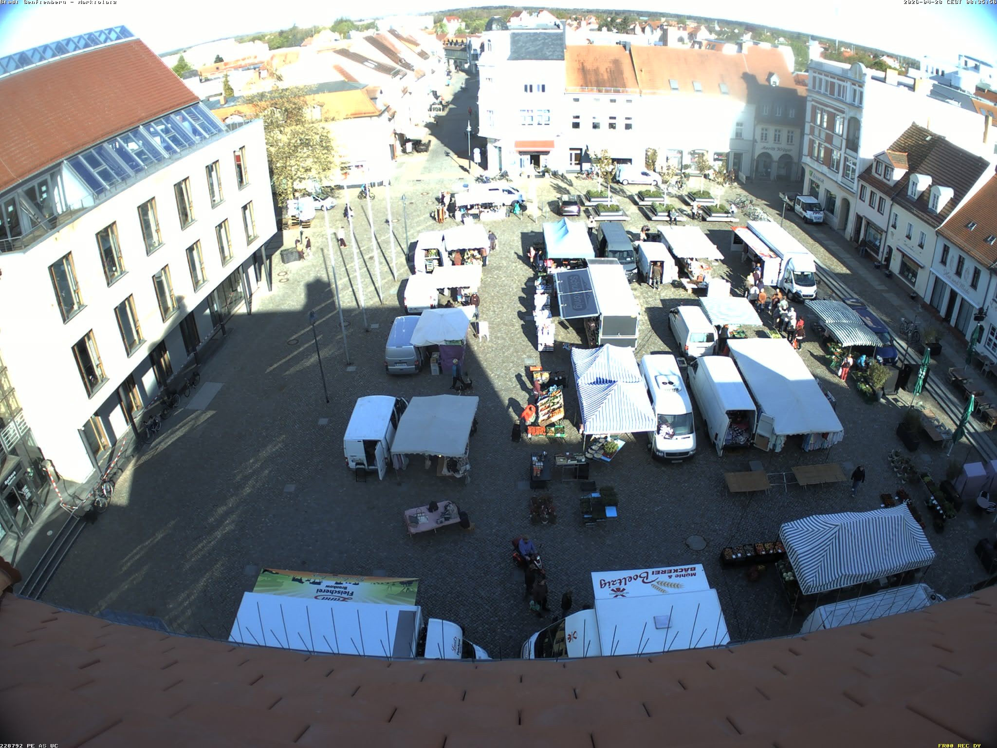 Archiv Foto Webcam Senftenberg Stadtzentrum