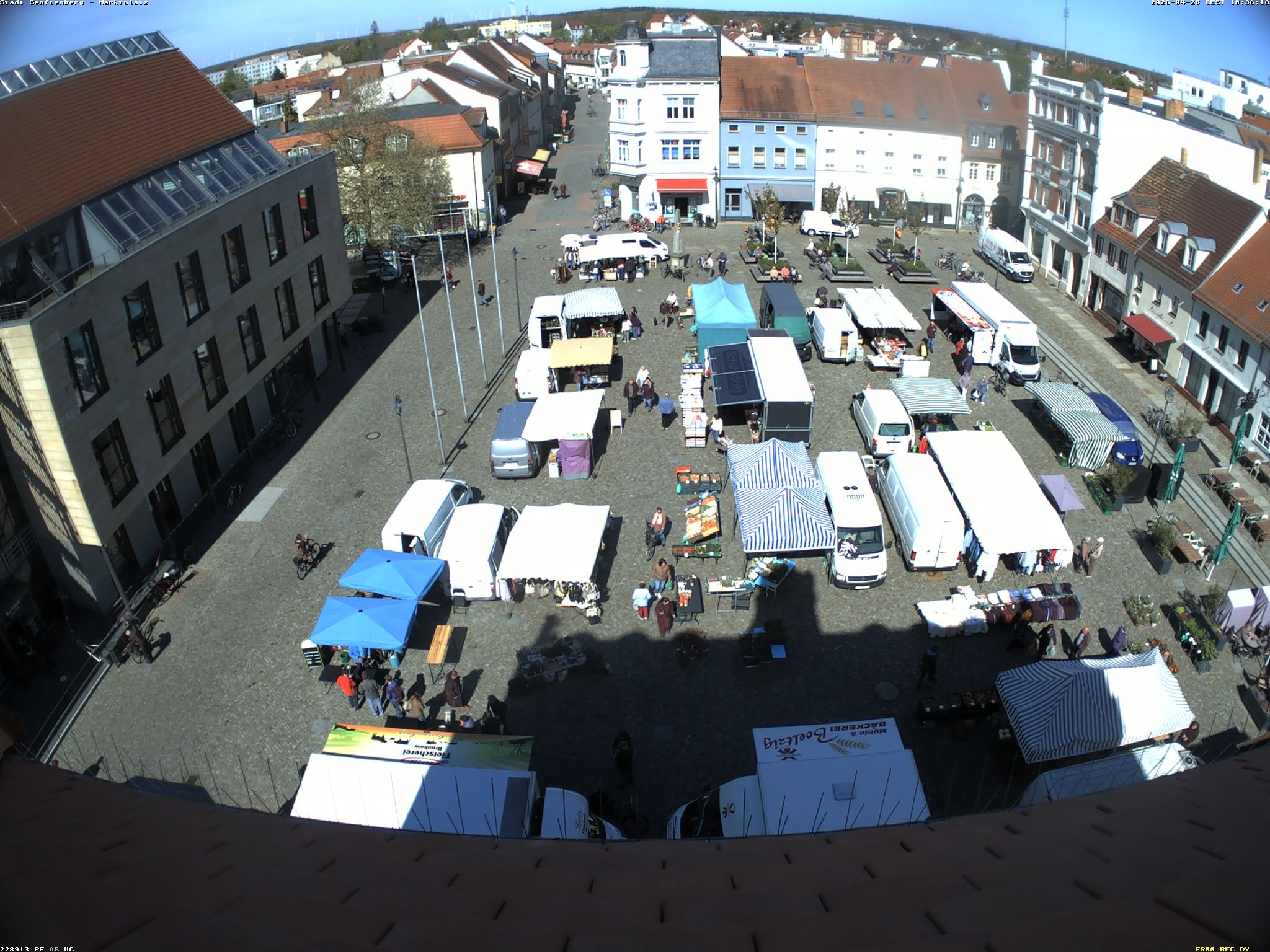 Archiv Foto Webcam Senftenberg Stadtzentrum
