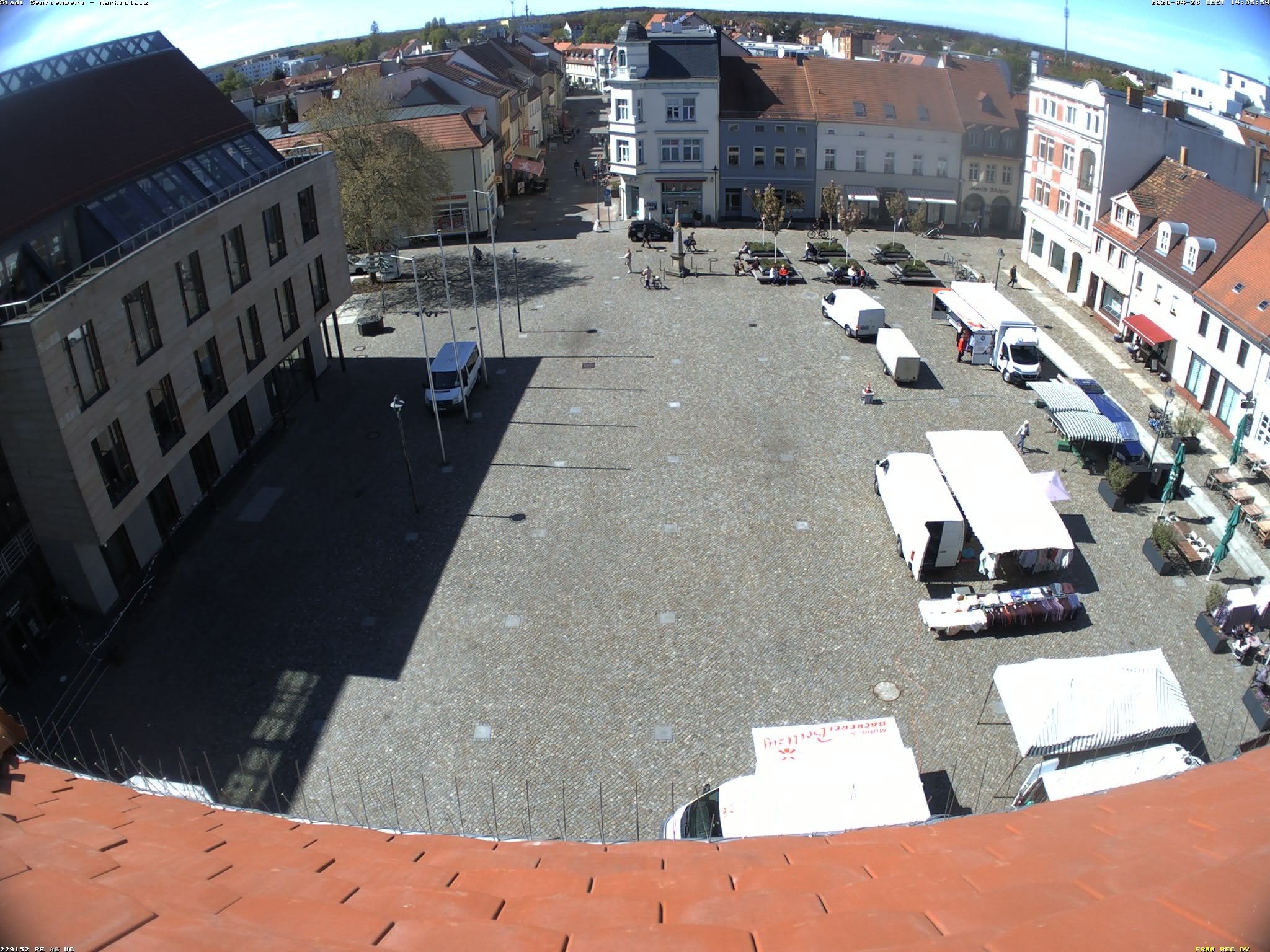 Archiv Foto Webcam Senftenberg Stadtzentrum
