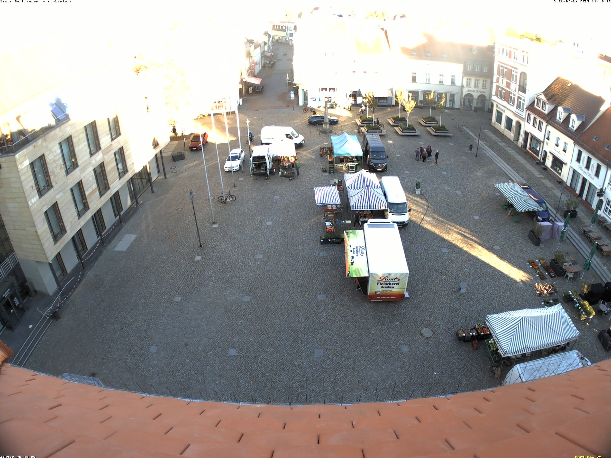 Archiv Foto Webcam Senftenberg Stadtzentrum