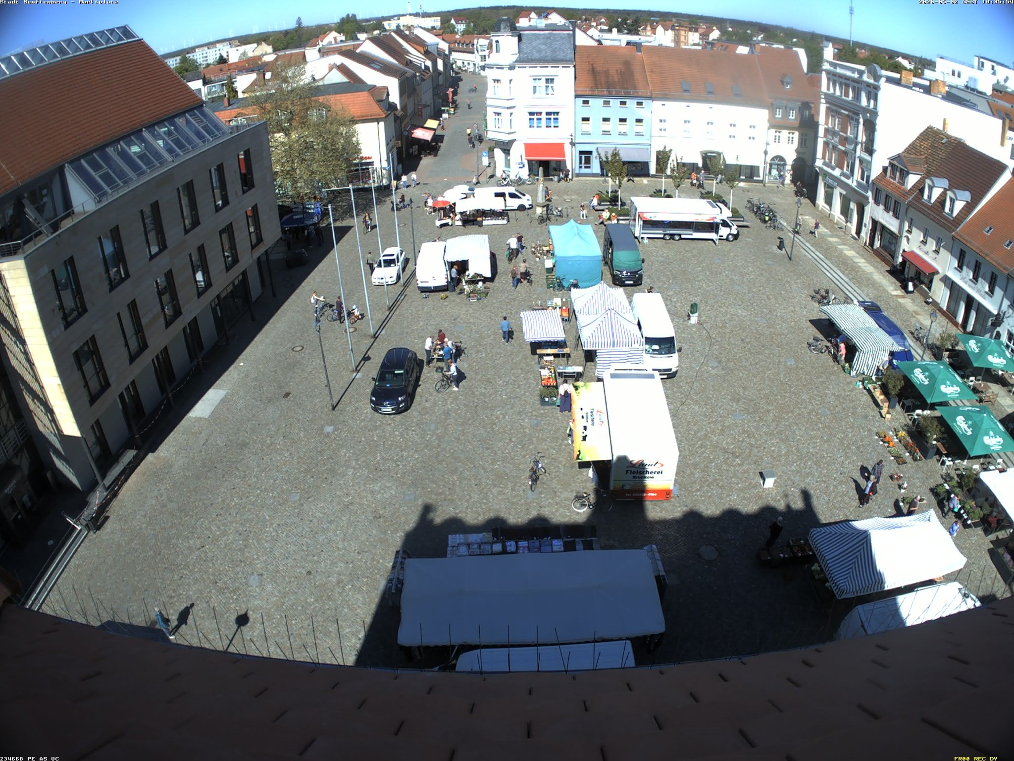 Archiv Foto Webcam Senftenberg Stadtzentrum