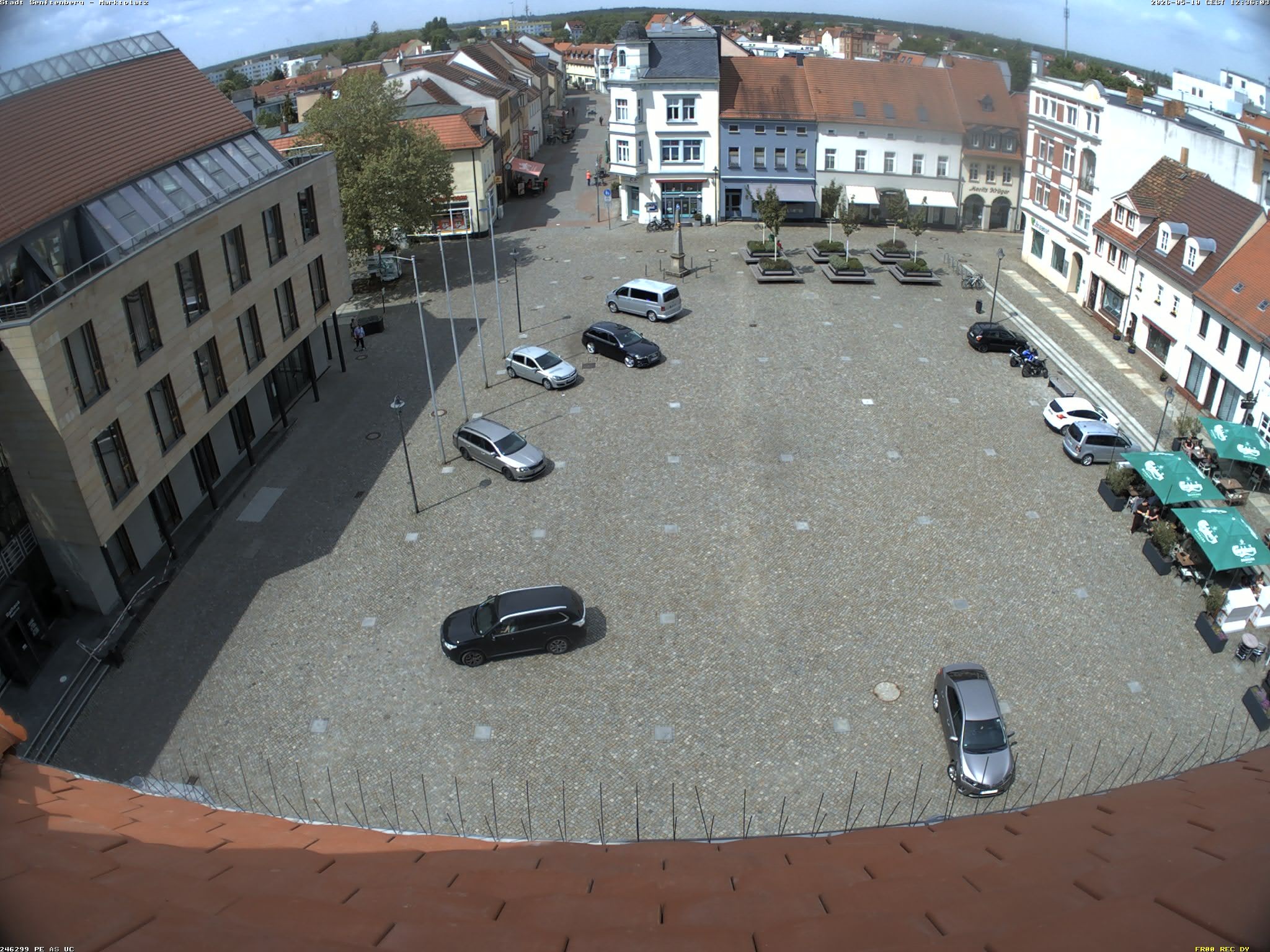 Archiv Foto Webcam Senftenberg Stadtzentrum
