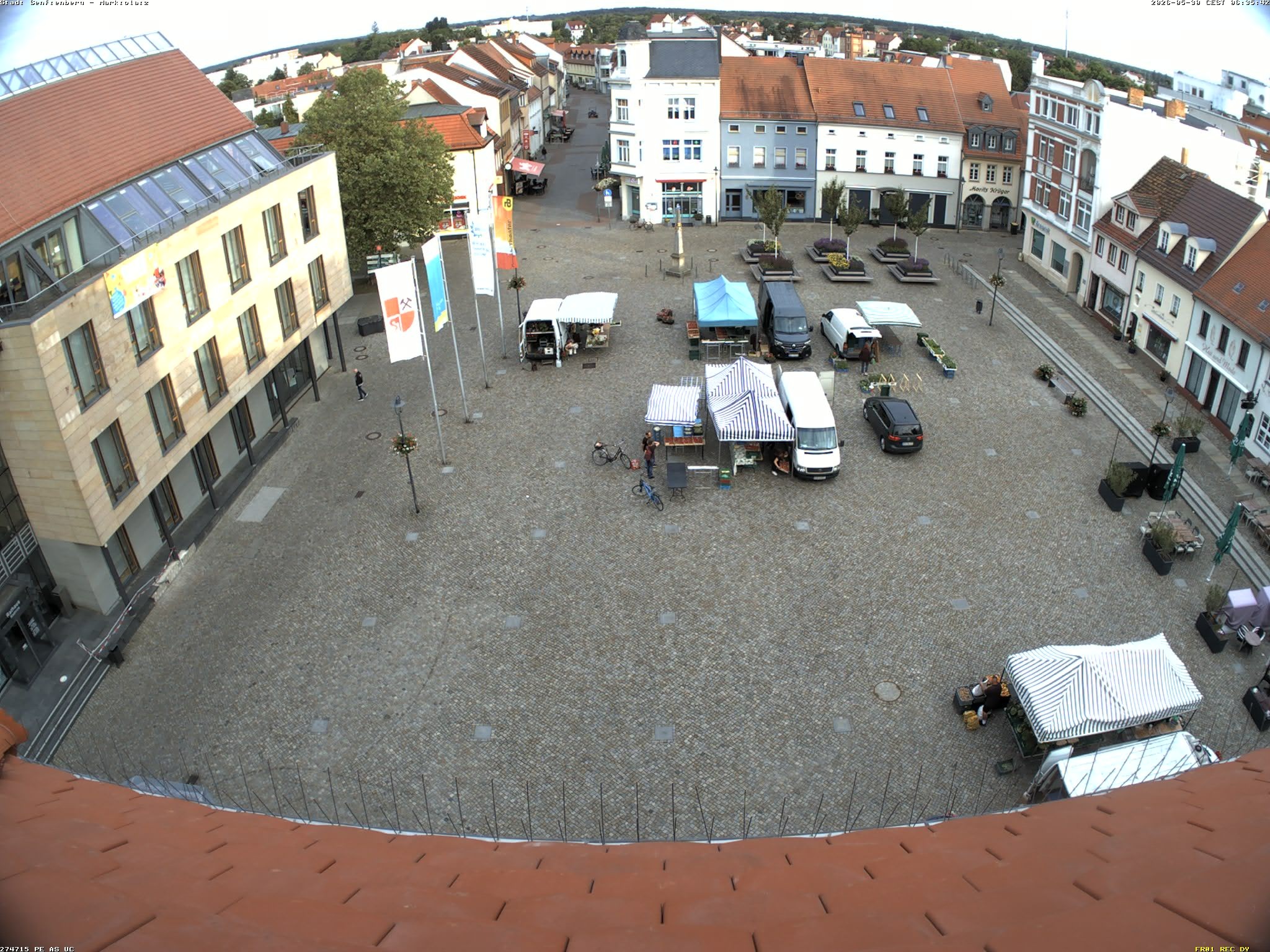 Archiv Foto Webcam Senftenberg Stadtzentrum