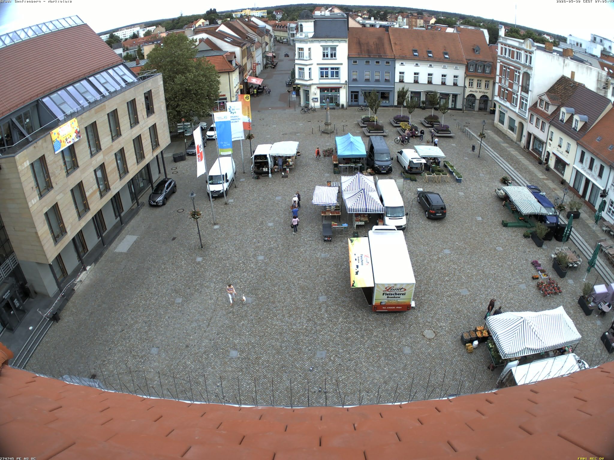 Archiv Foto Webcam Senftenberg Stadtzentrum