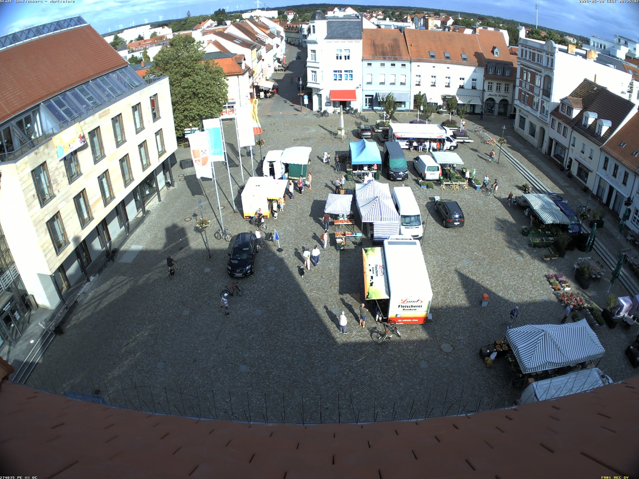 Archiv Foto Webcam Senftenberg Stadtzentrum
