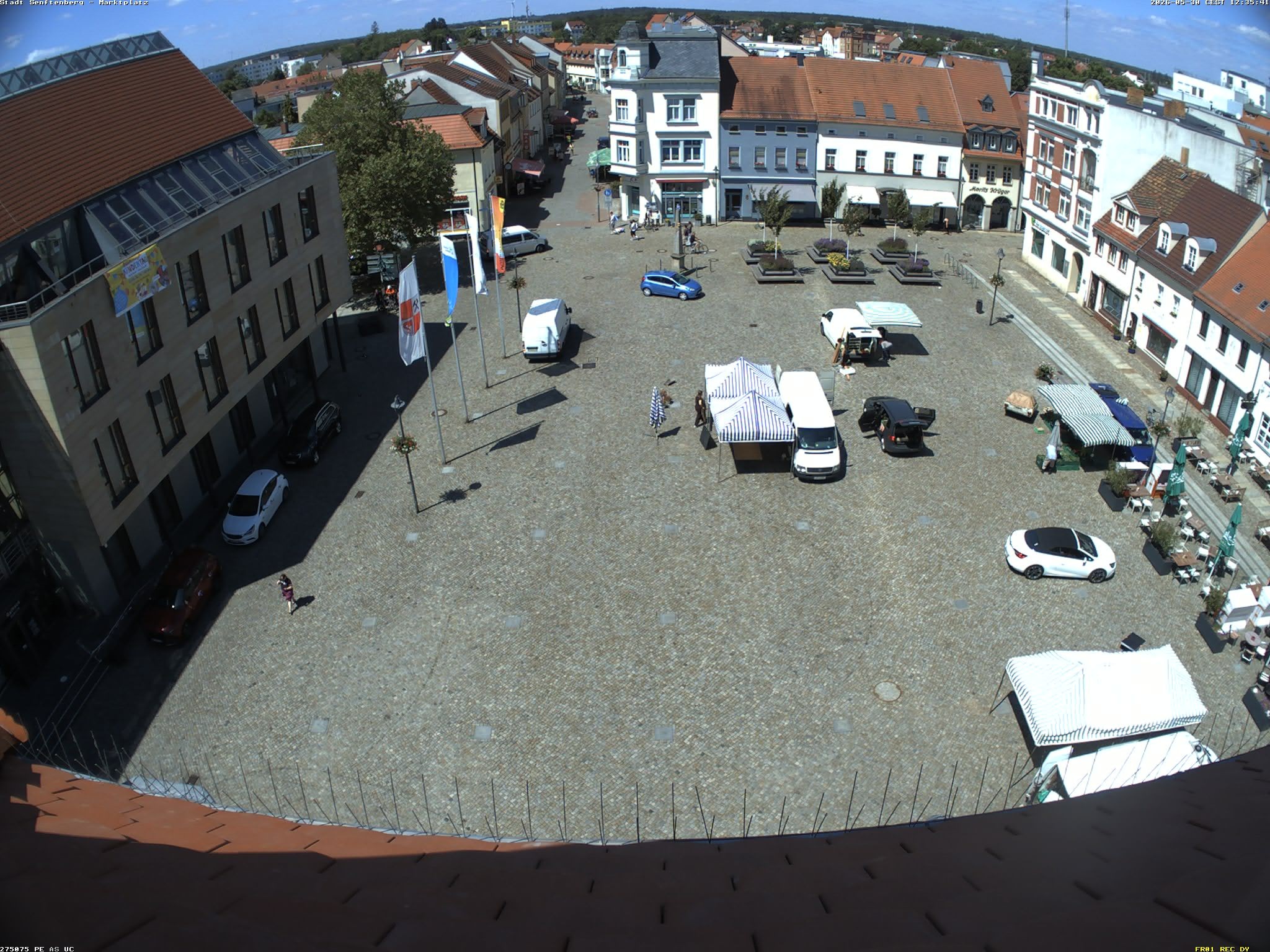 Archiv Foto Webcam Senftenberg Stadtzentrum
