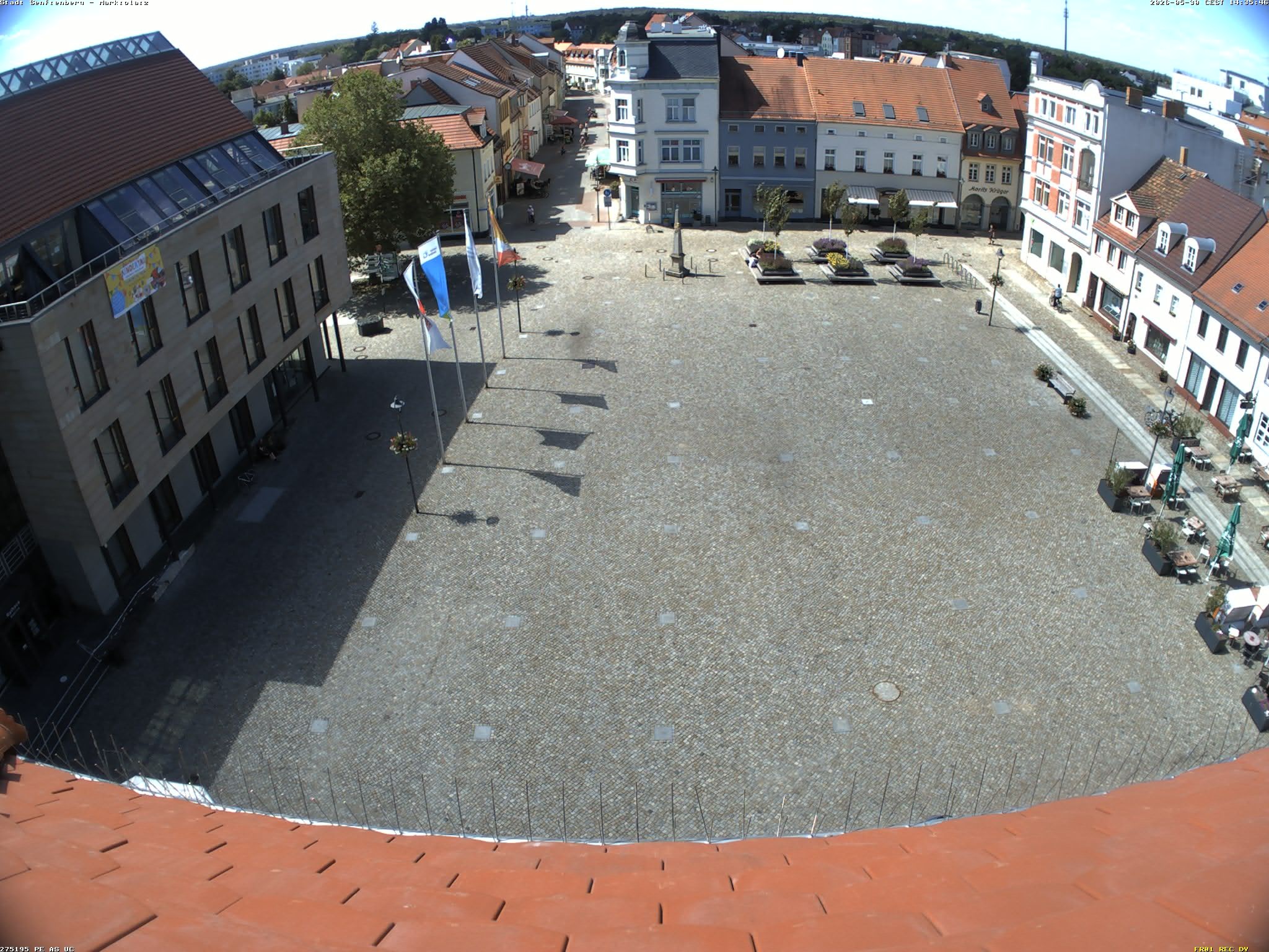 Archiv Foto Webcam Senftenberg Stadtzentrum