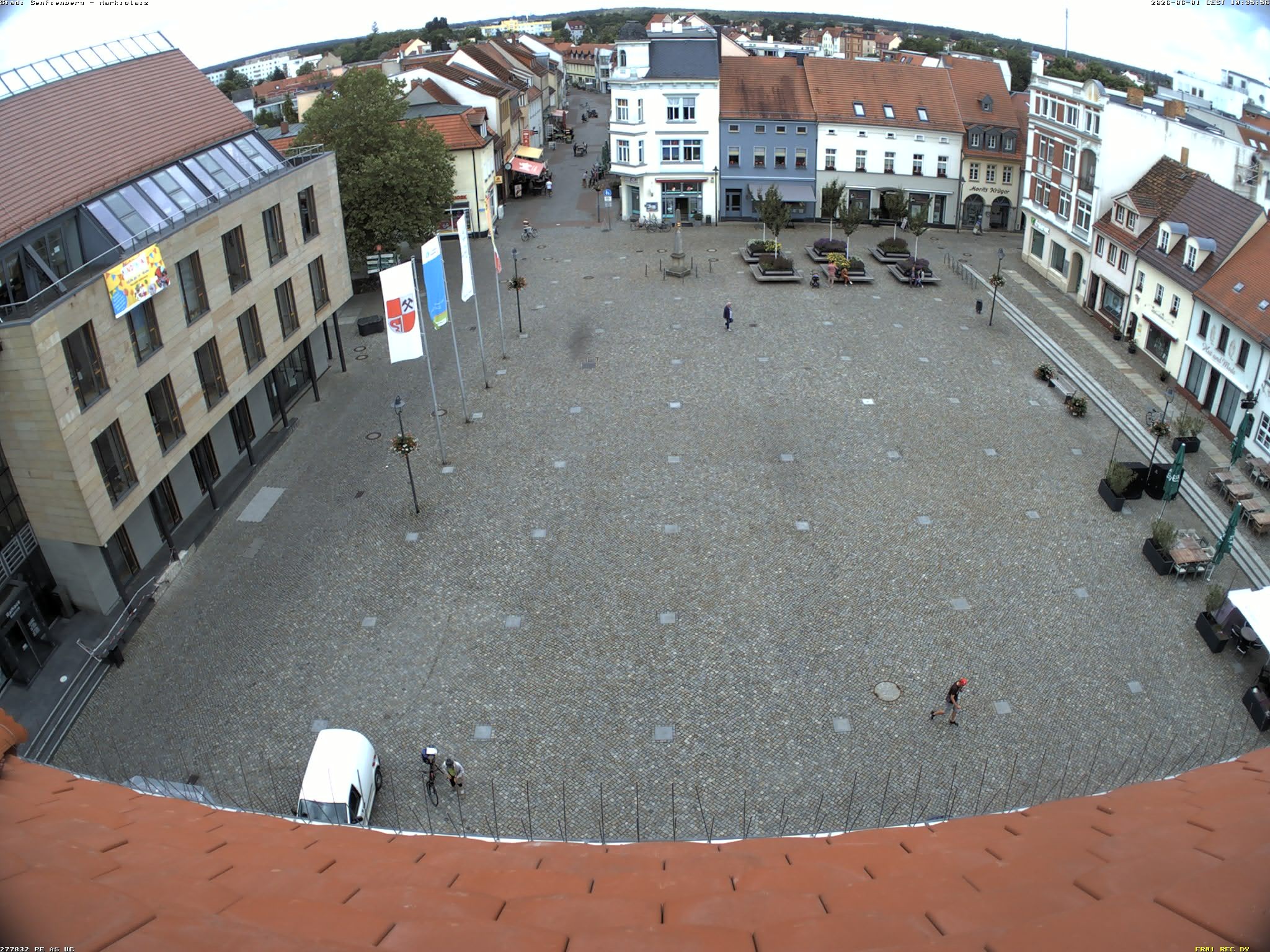 Archiv Foto Webcam Senftenberg Stadtzentrum